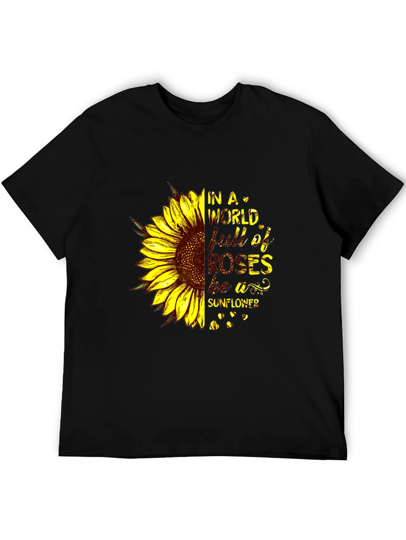 Sunflower Graphic Tee - Be A Sunflower