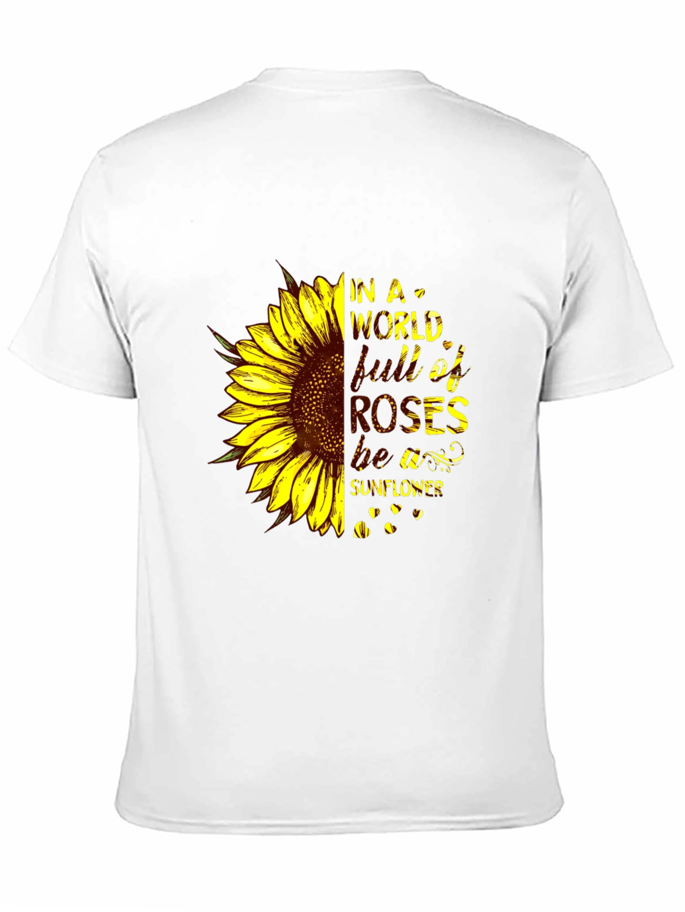 Sunflower Graphic Tee - Be A Sunflower
