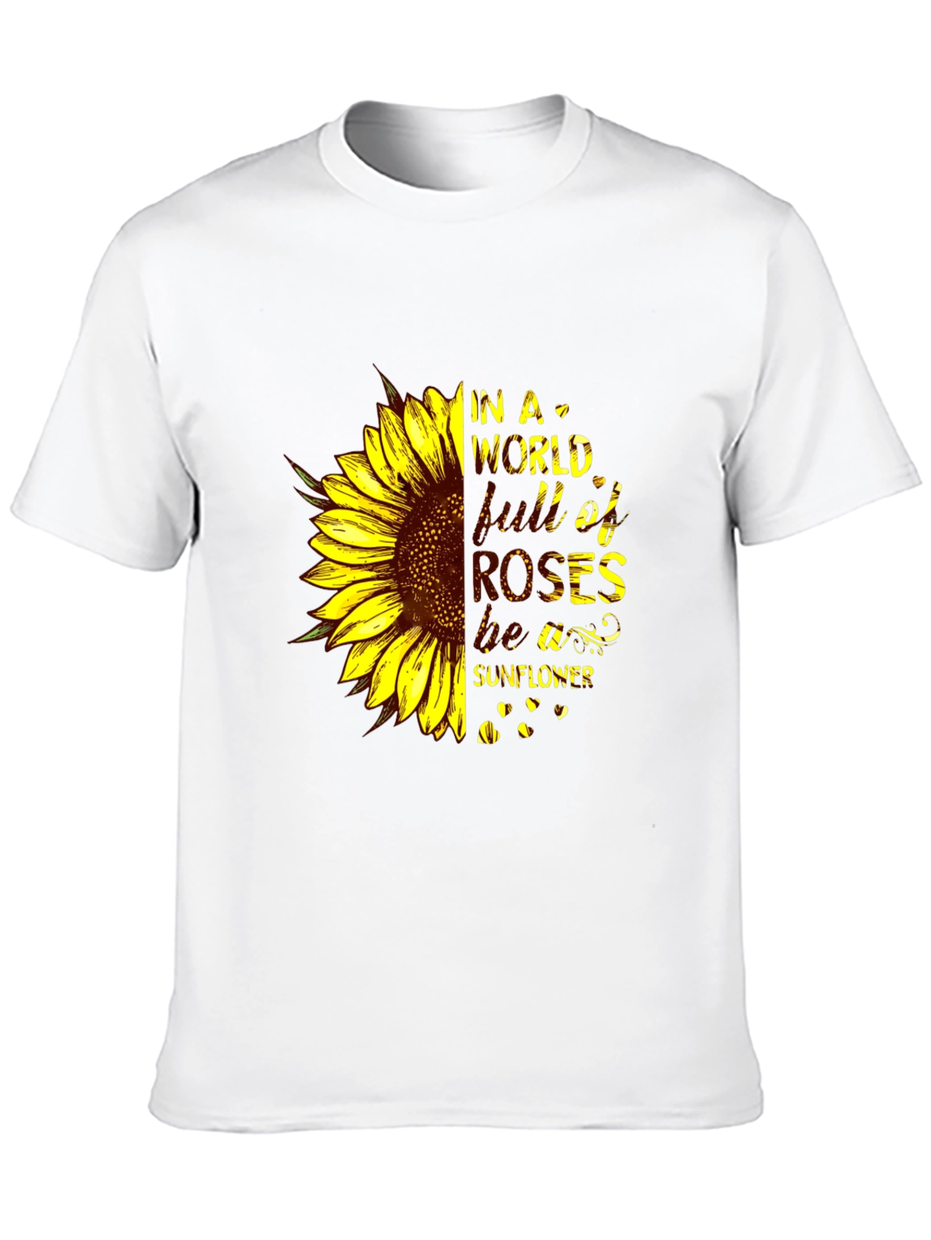 Sunflower Graphic Tee - Be A Sunflower