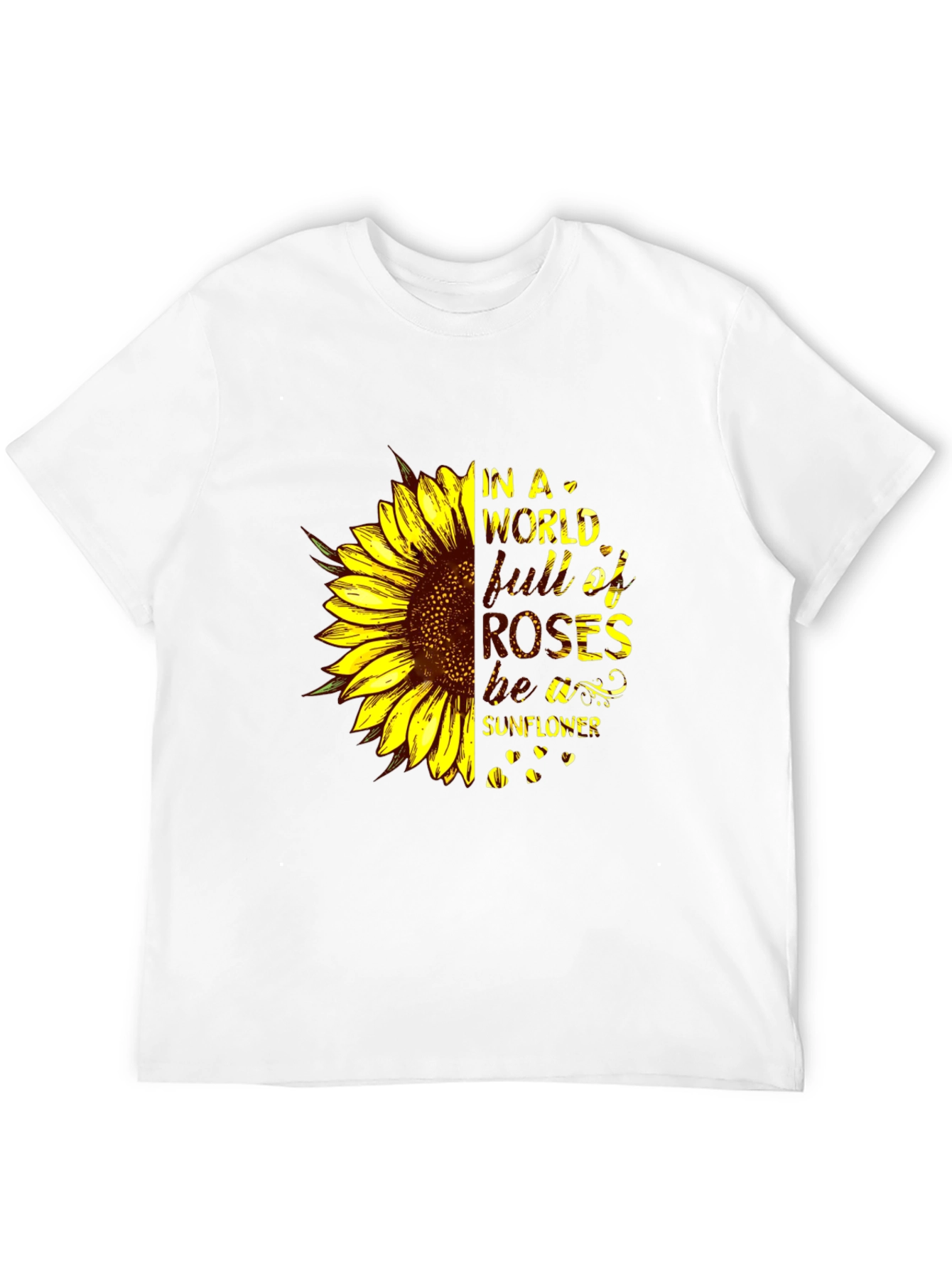 Sunflower Graphic Tee - Be A Sunflower
