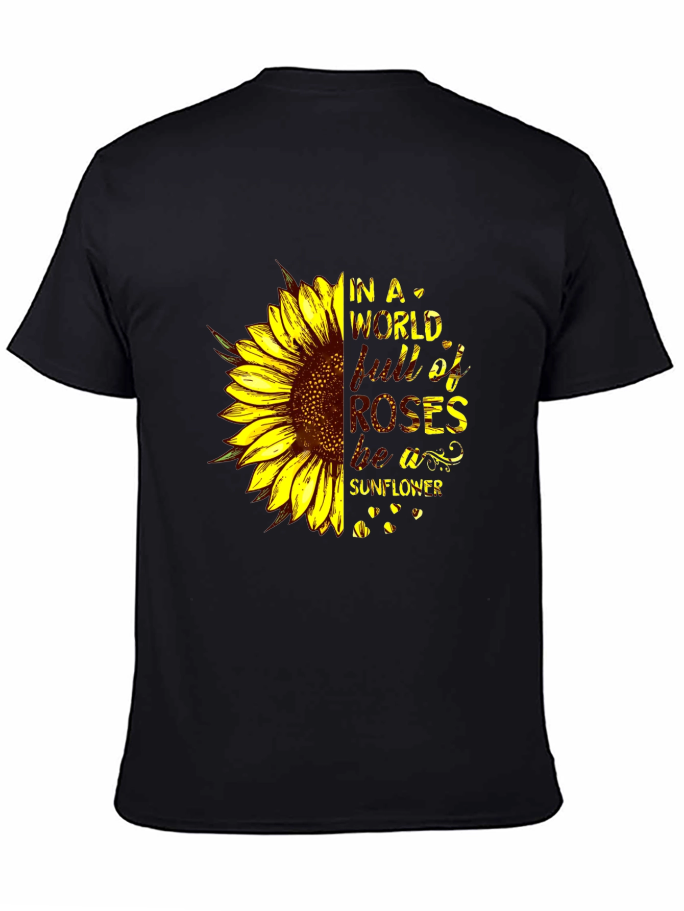 Sunflower Graphic Tee - Be A Sunflower