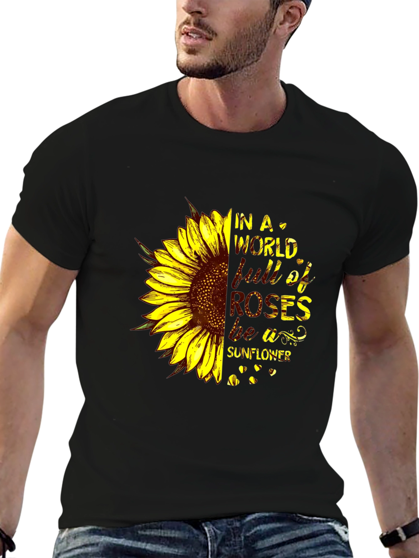 Sunflower Graphic Tee - Be A Sunflower