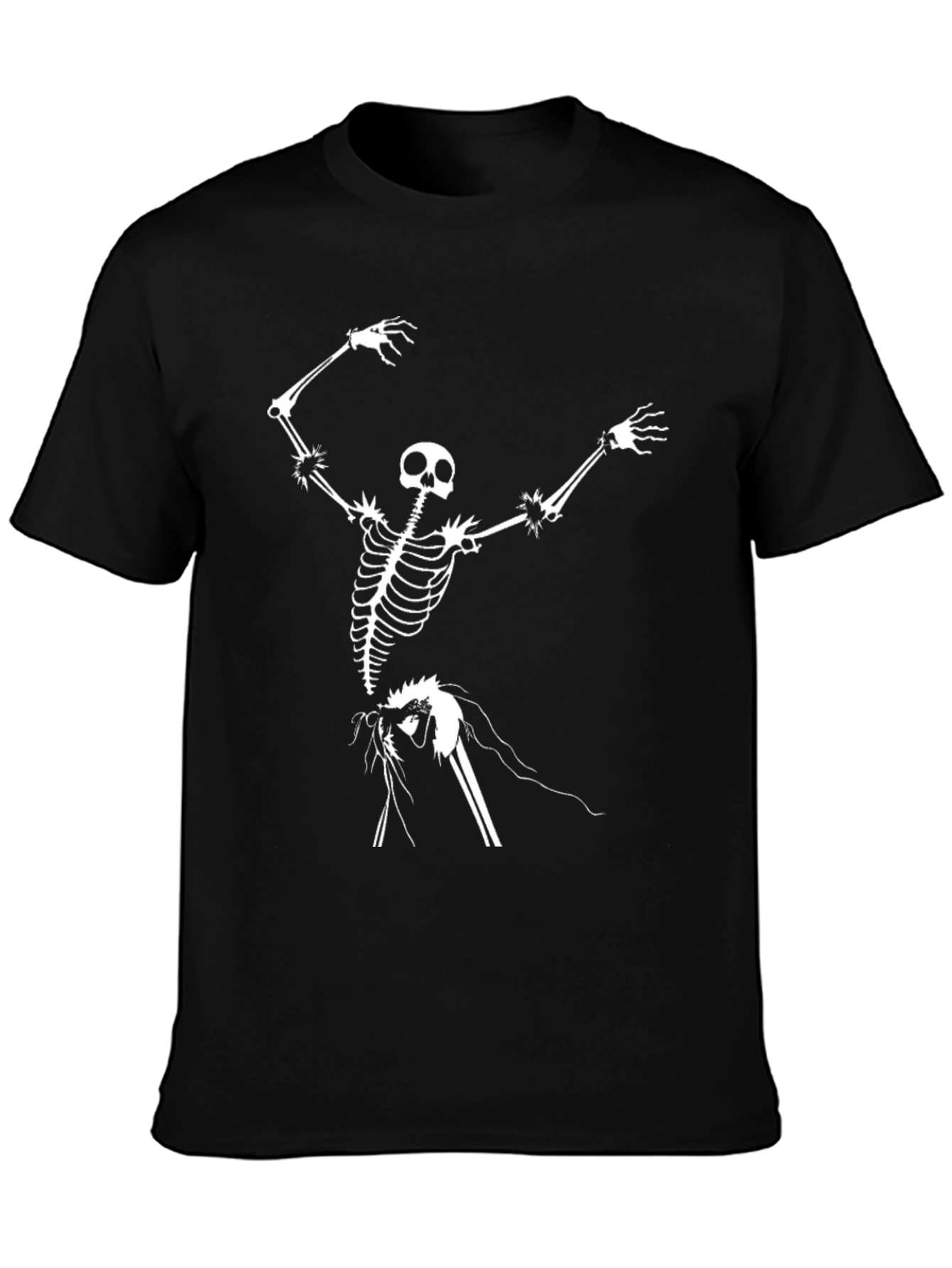 Skeleton Graphic Black T-Shirt