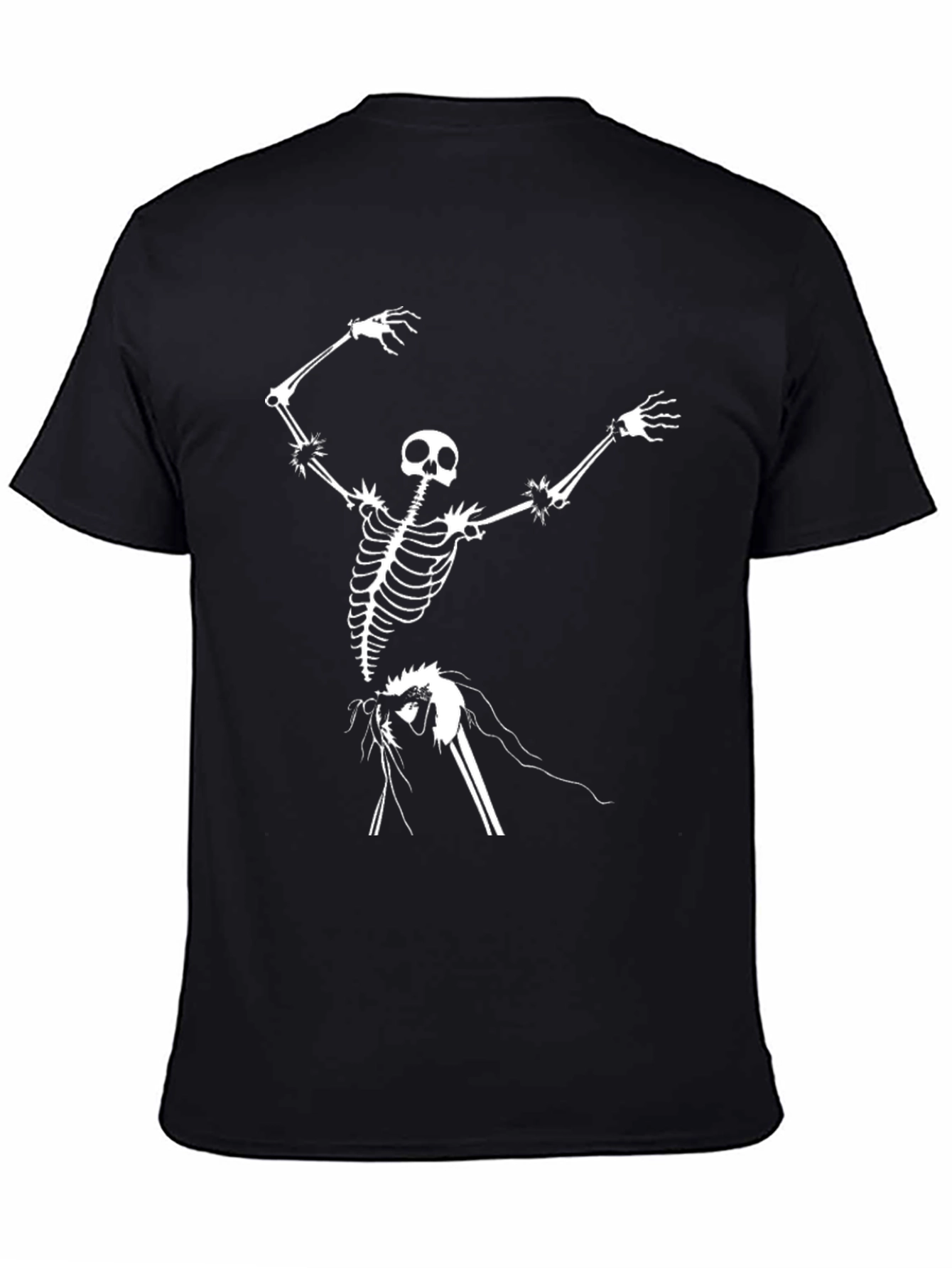 Skeleton Graphic Black T-Shirt
