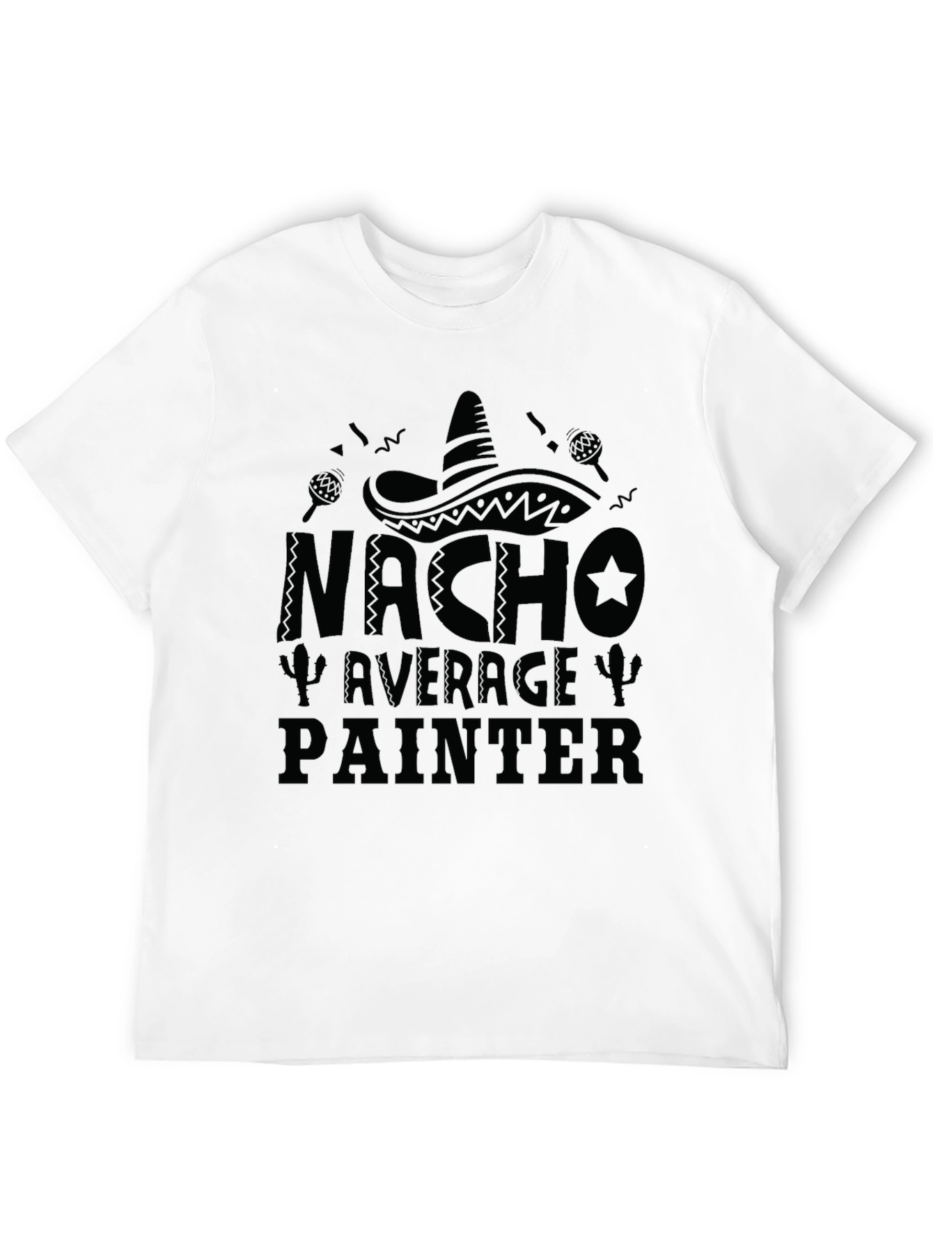 Nacho Average Painter Graphic T-Shirt