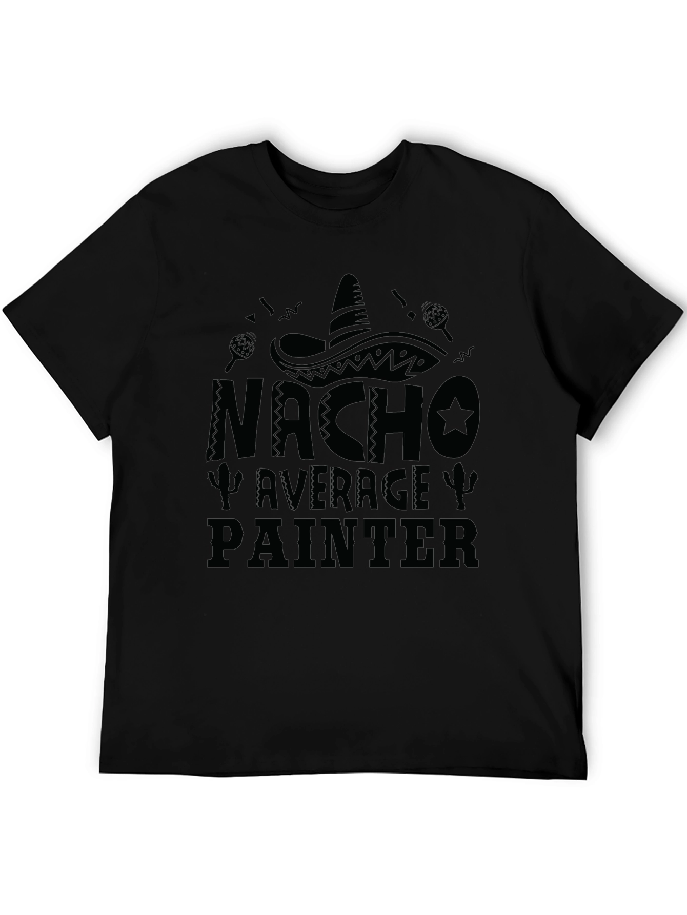 Nacho Average Painter Graphic T-Shirt