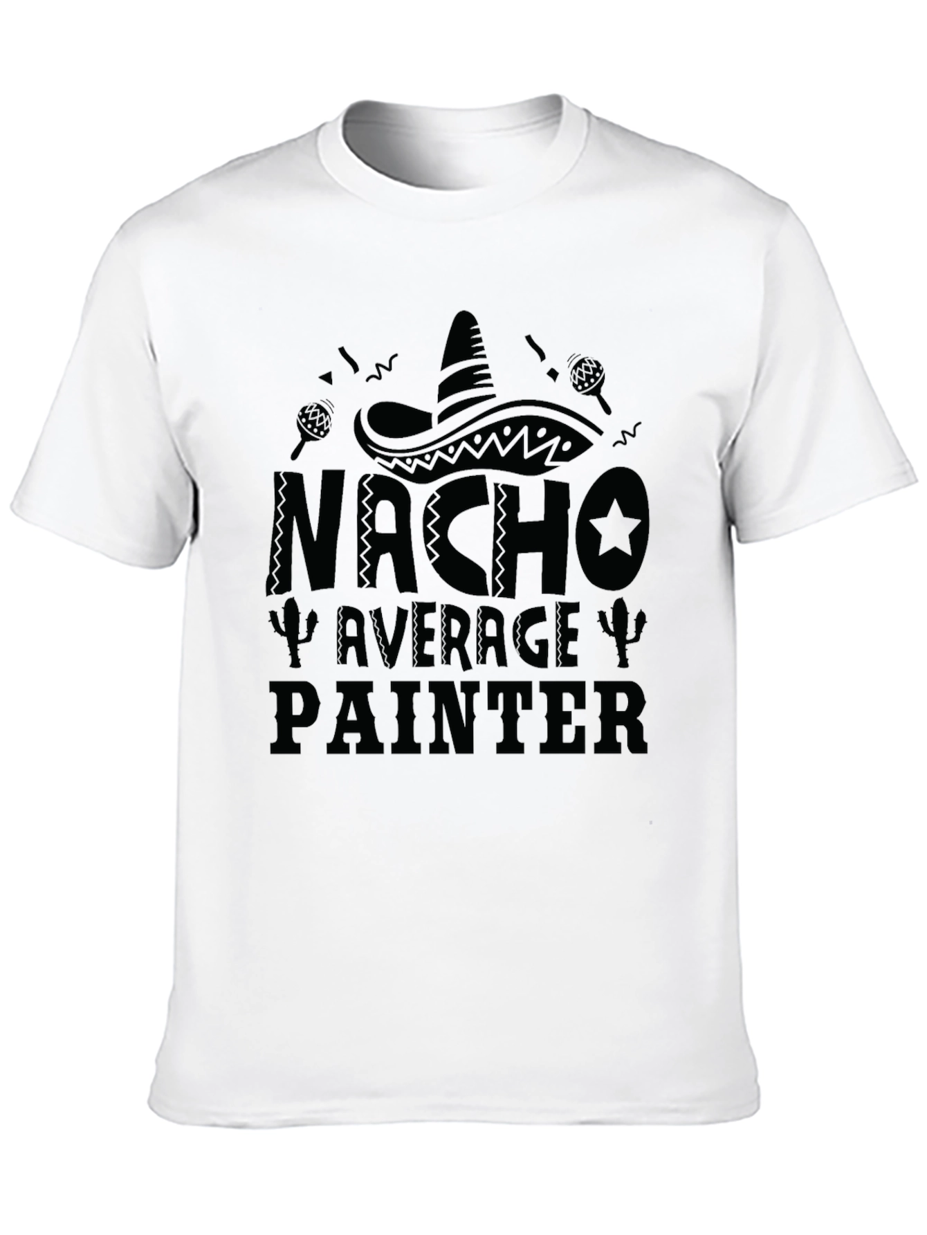Nacho Average Painter Graphic T-Shirt
