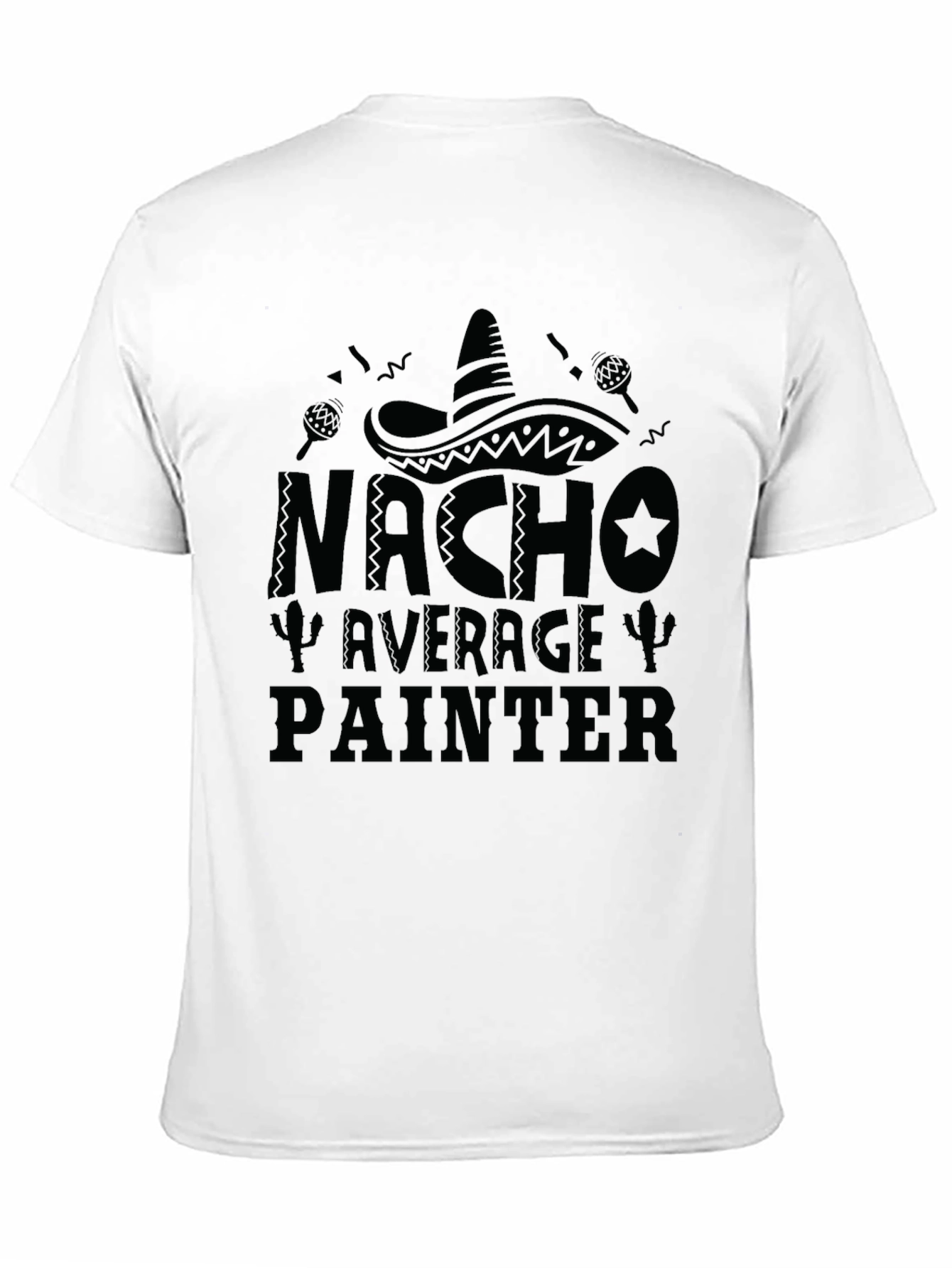 Nacho Average Painter Graphic T-Shirt