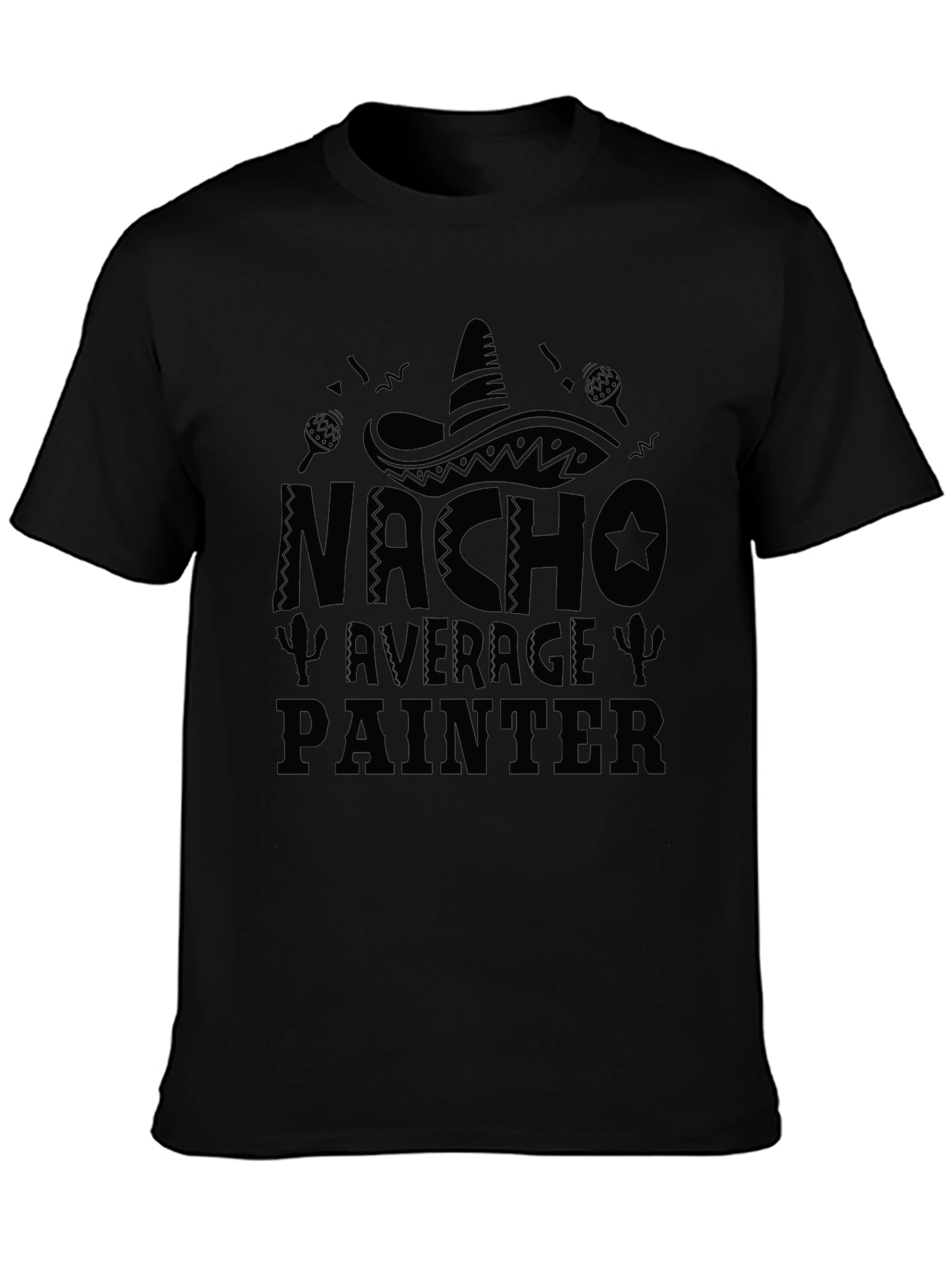 Nacho Average Painter Graphic T-Shirt
