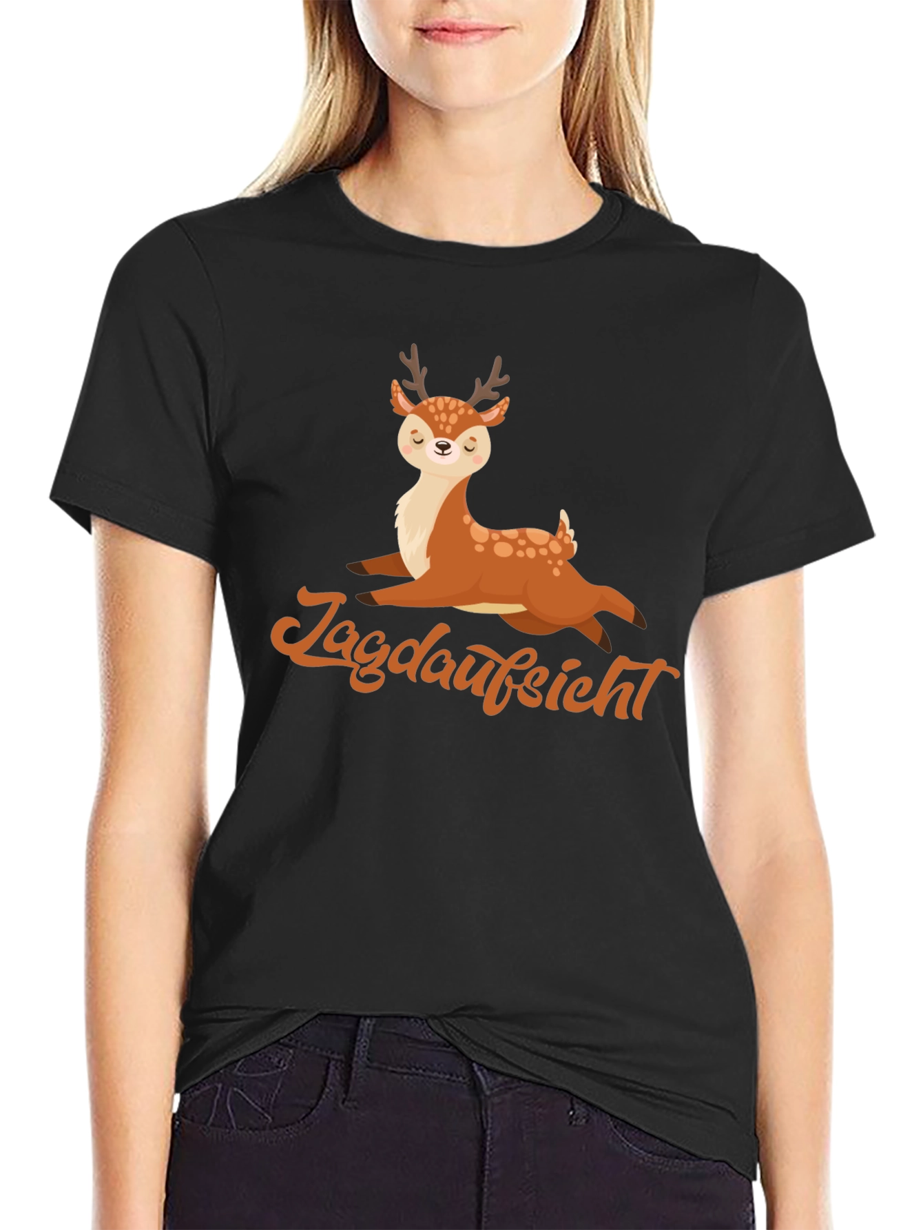 Jagdaufsicht Deer Graphic T-Shirt