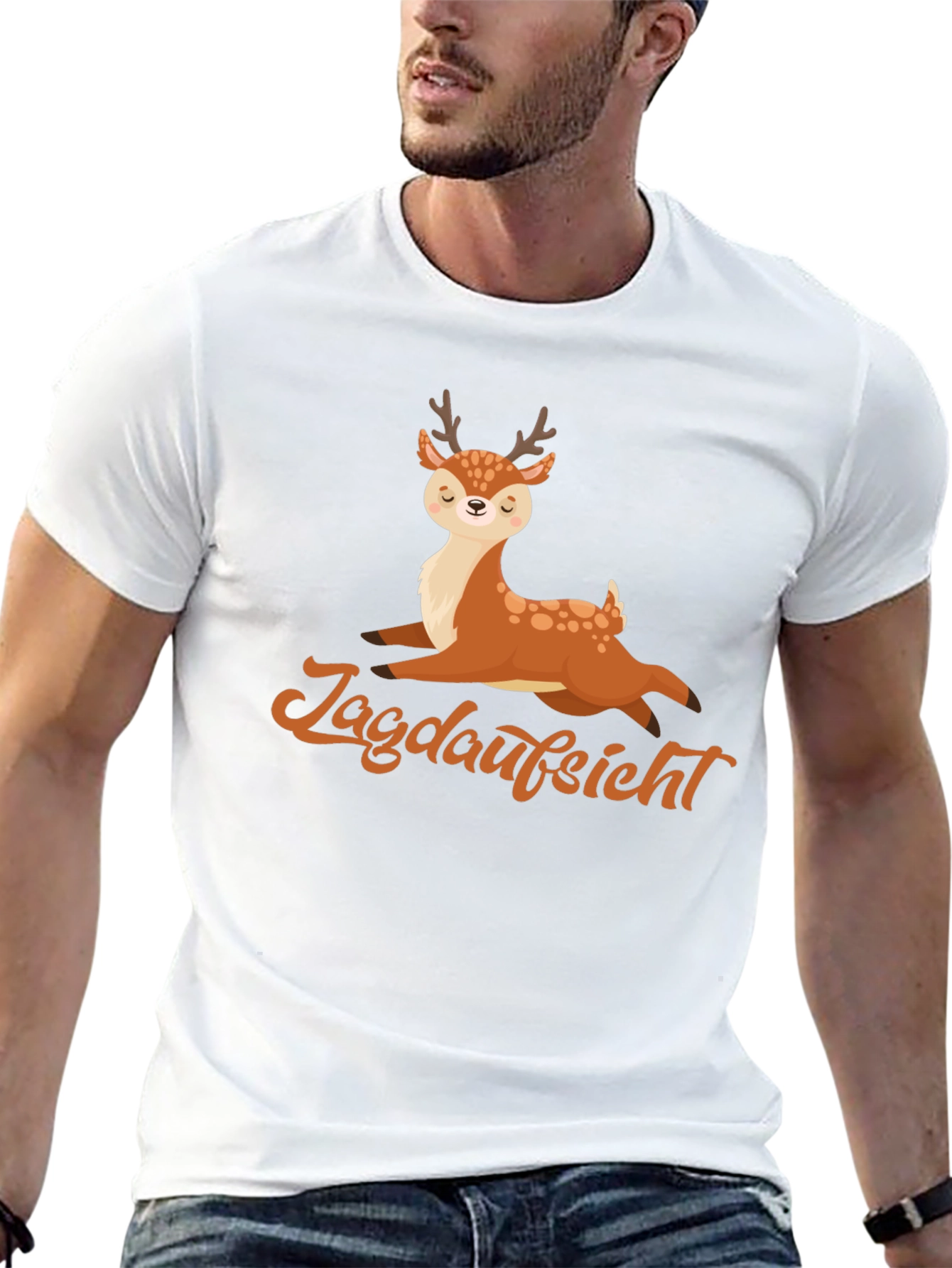 Jagdaufsicht Deer Graphic T-Shirt