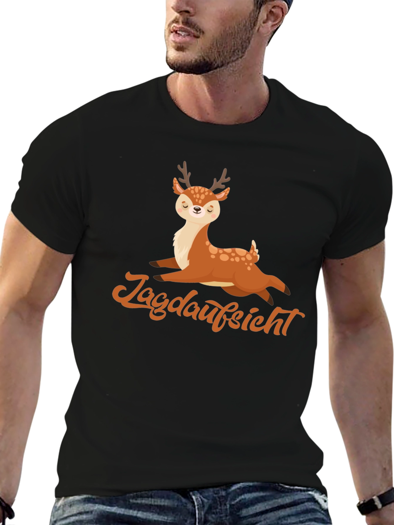 Jagdaufsicht Deer Graphic T-Shirt