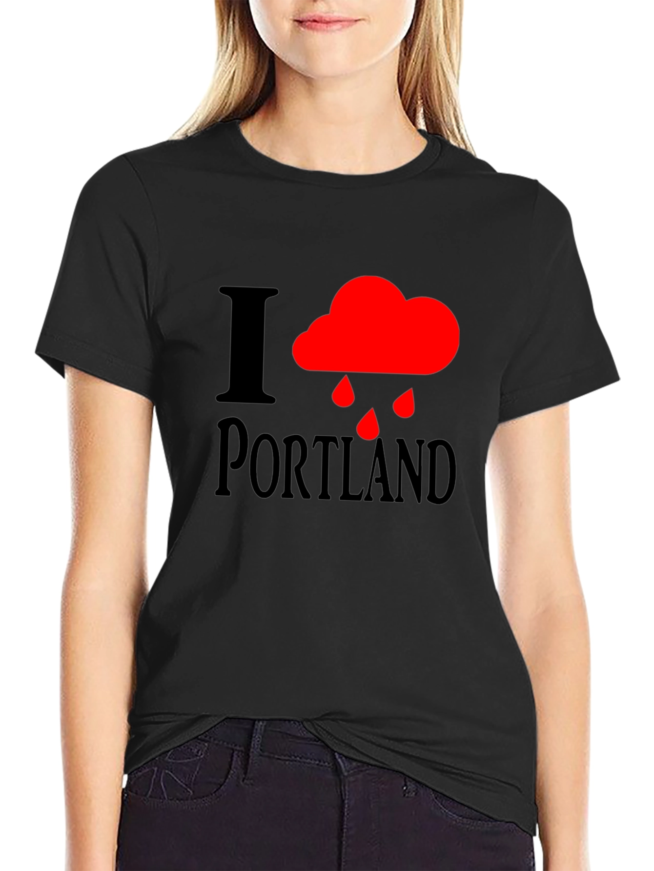 I Heart Rainy Portland T-Shirt