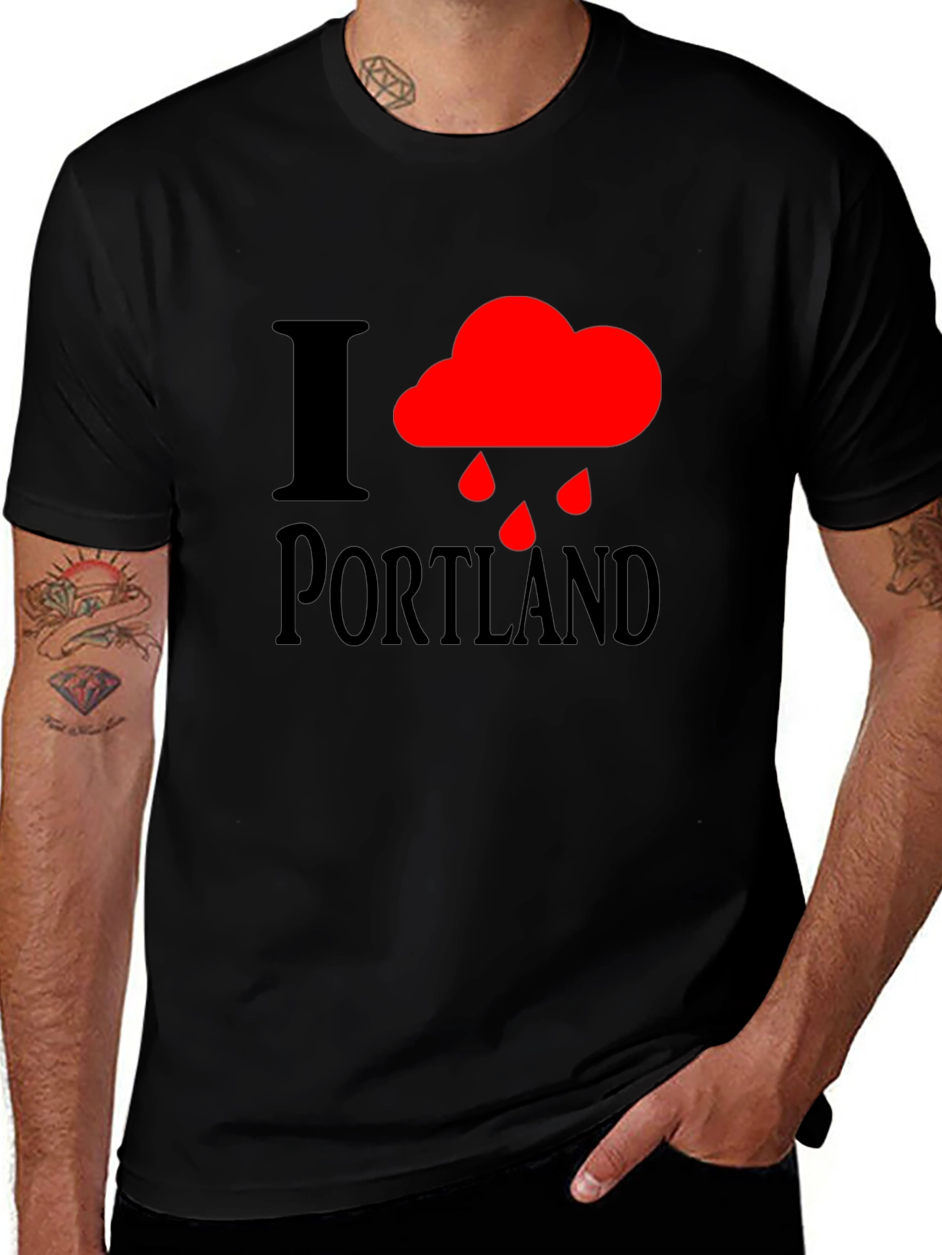 I Heart Rainy Portland T-Shirt