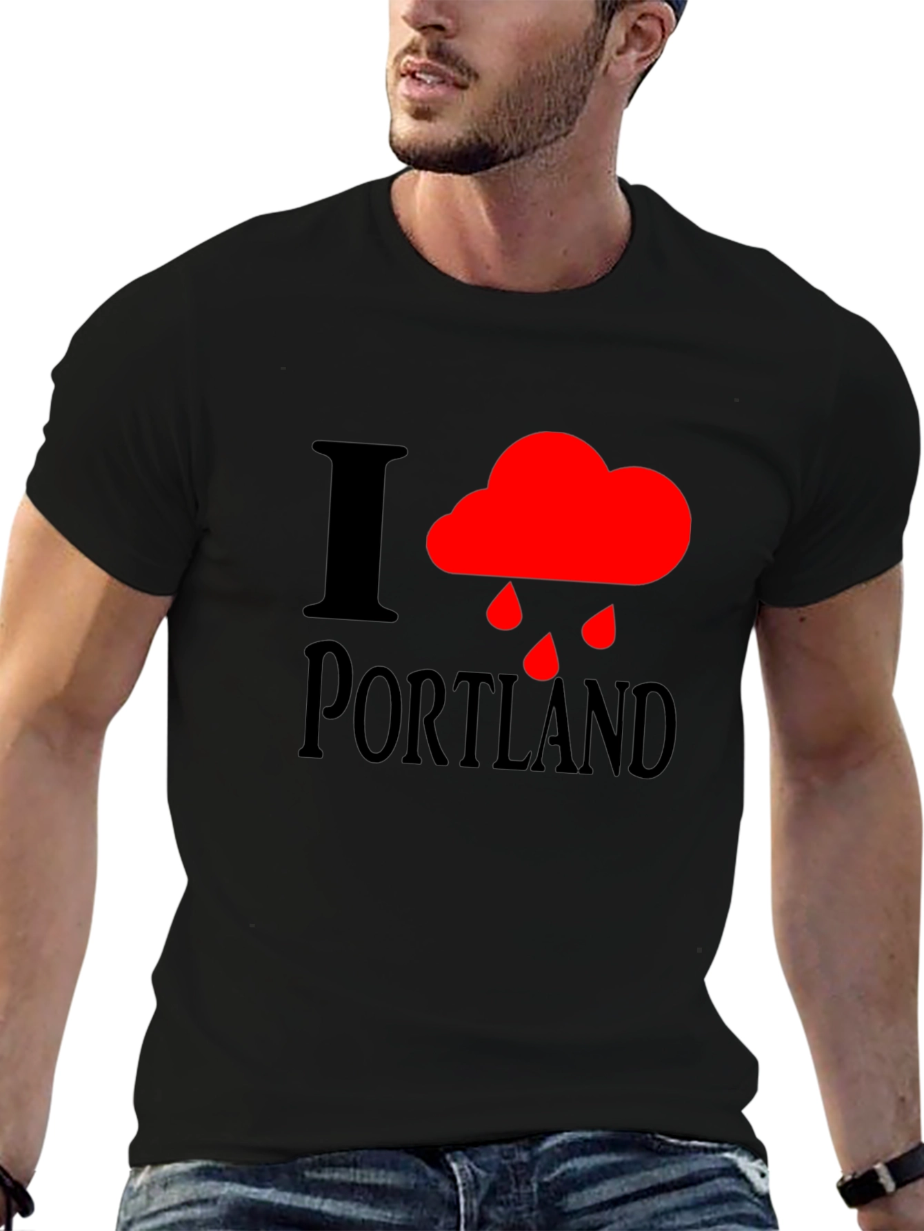 I Heart Rainy Portland T-Shirt