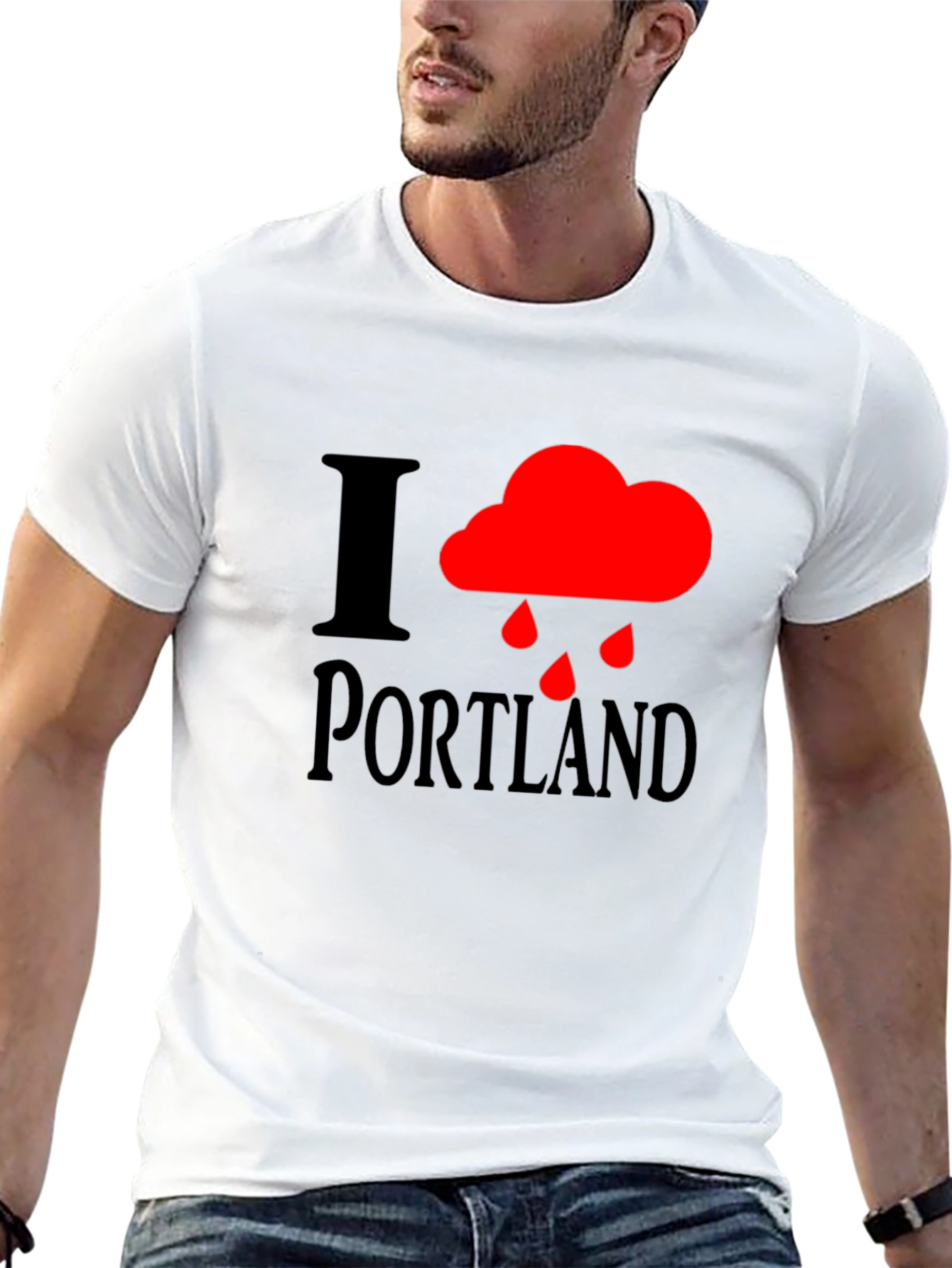 I Heart Rainy Portland T-Shirt