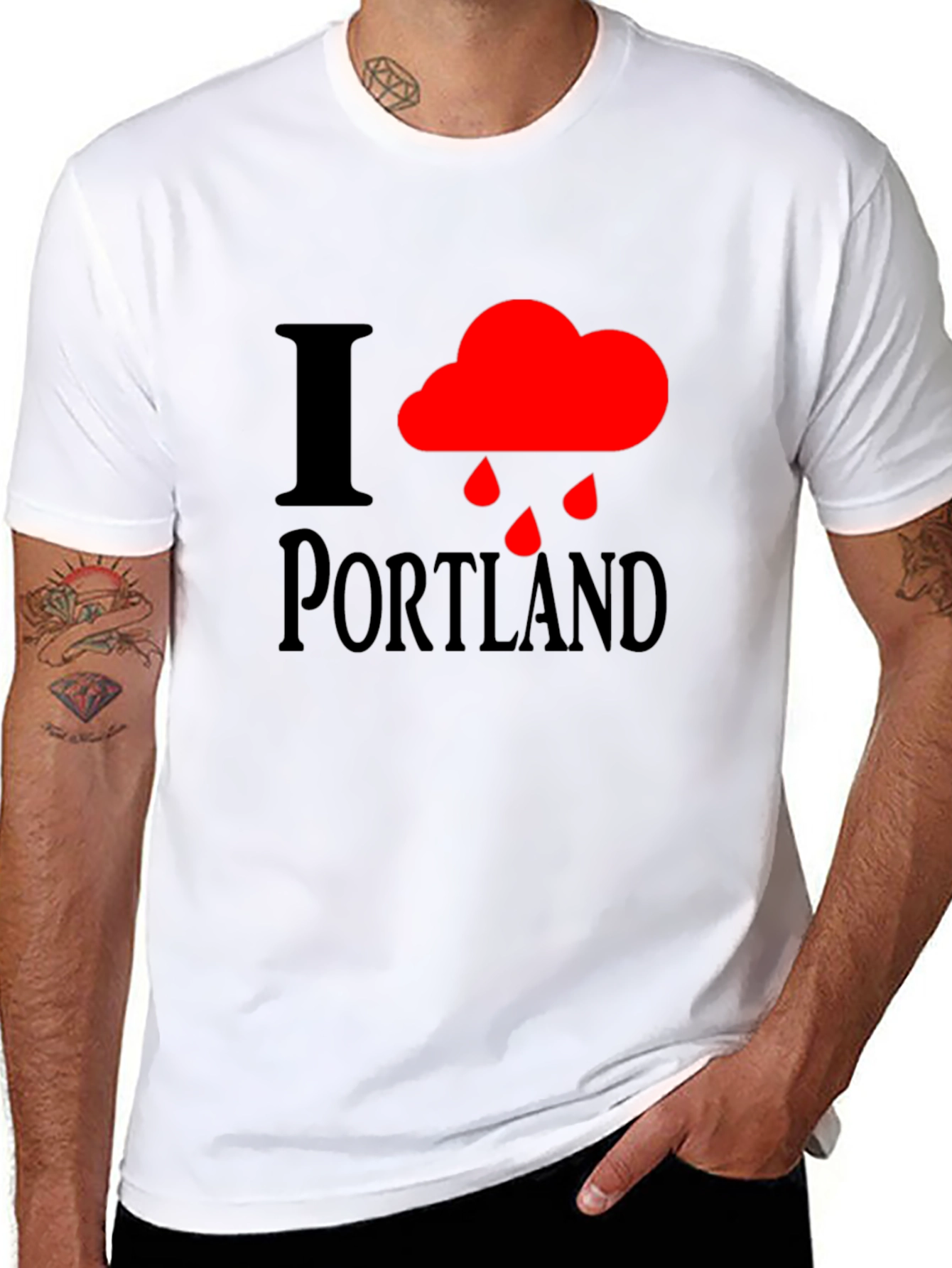 I Heart Rainy Portland T-Shirt