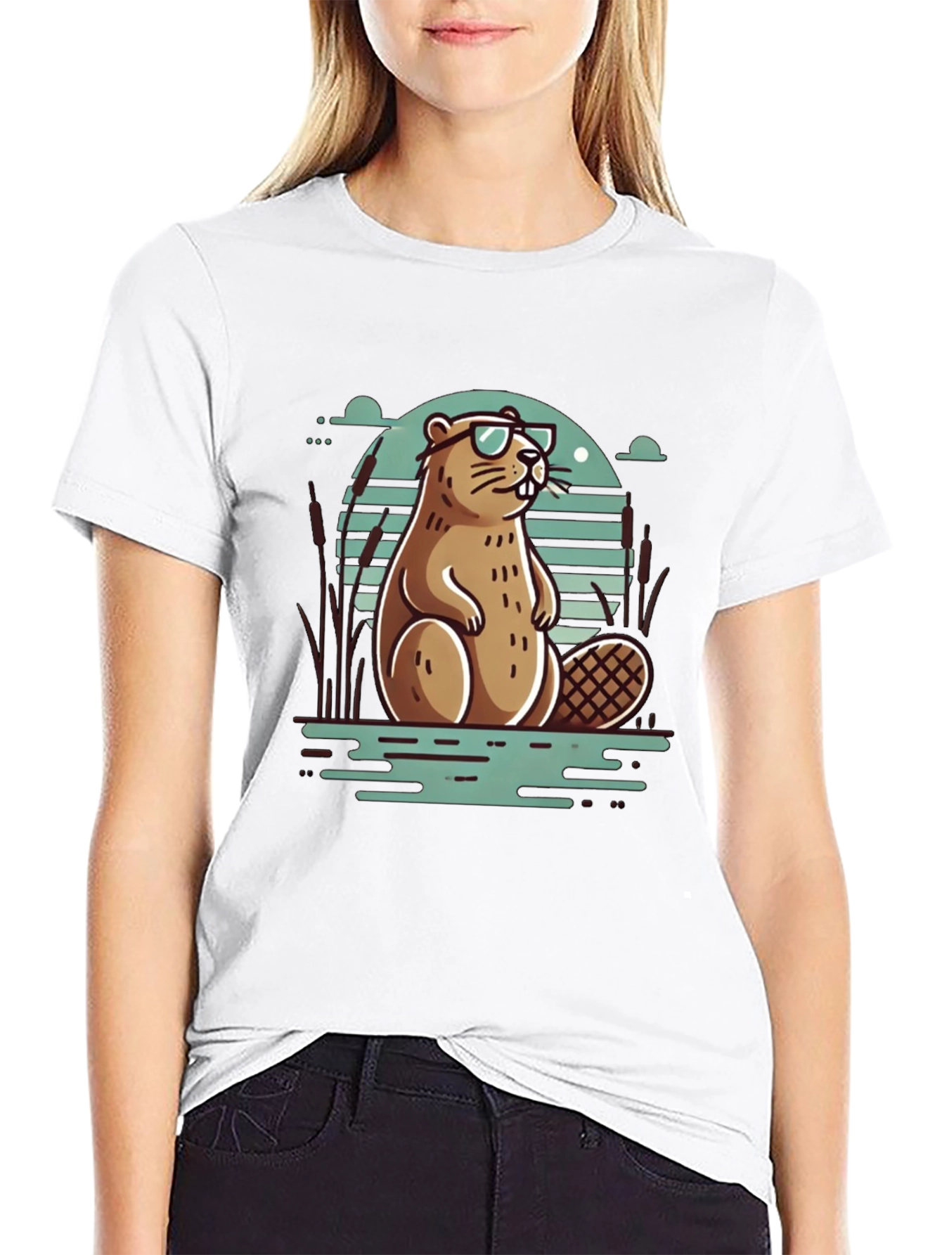 Cool Beaver T-Shirt - Stylish Graphic Tee