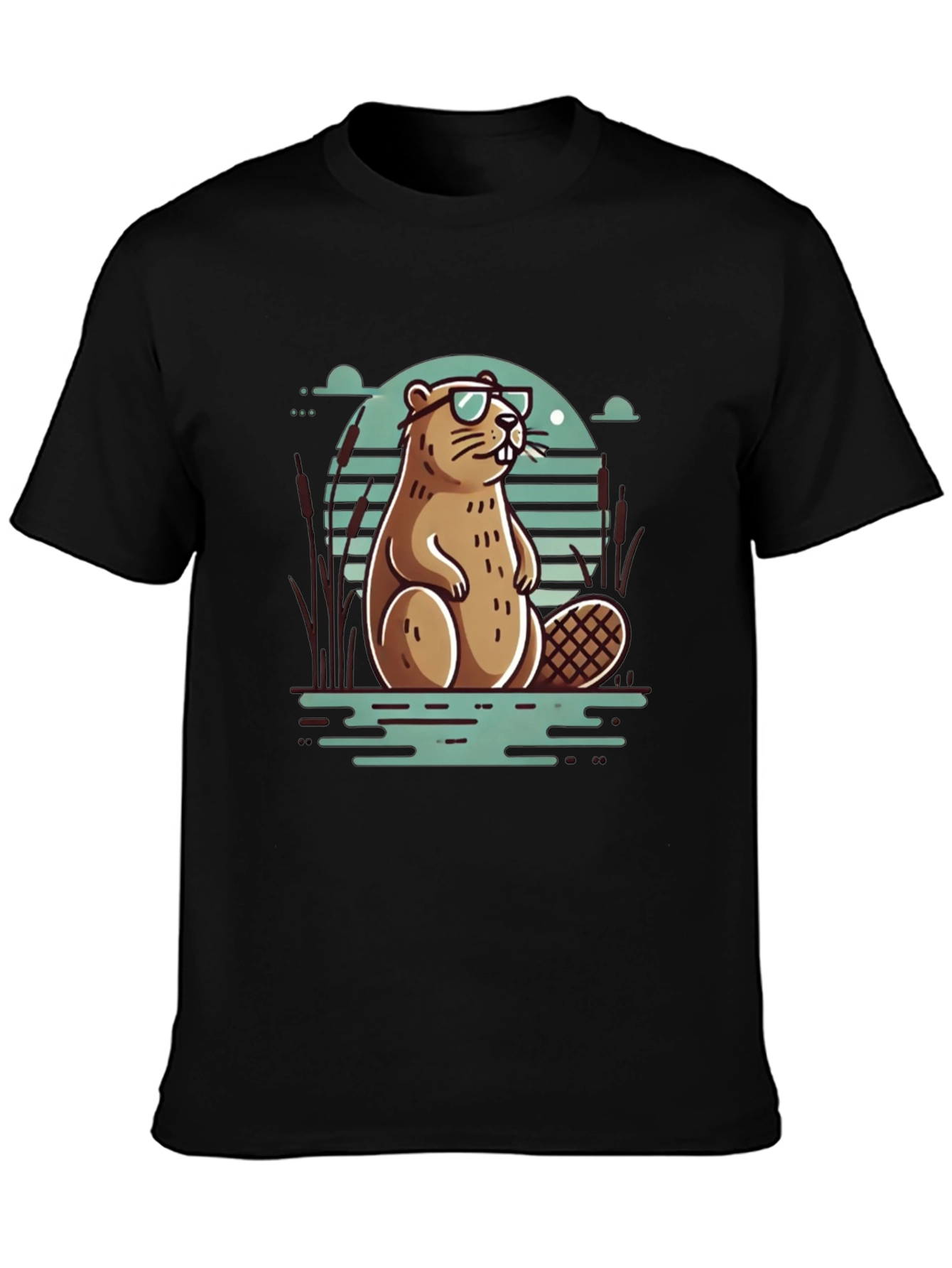Cool Beaver T-Shirt - Stylish Graphic Tee