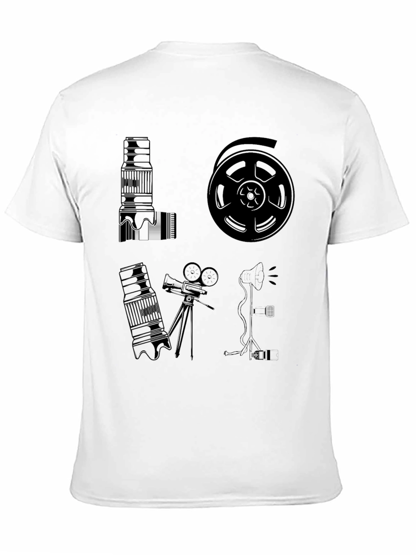 LOVE Film & Photography T-Shirt - Camera Reel Design