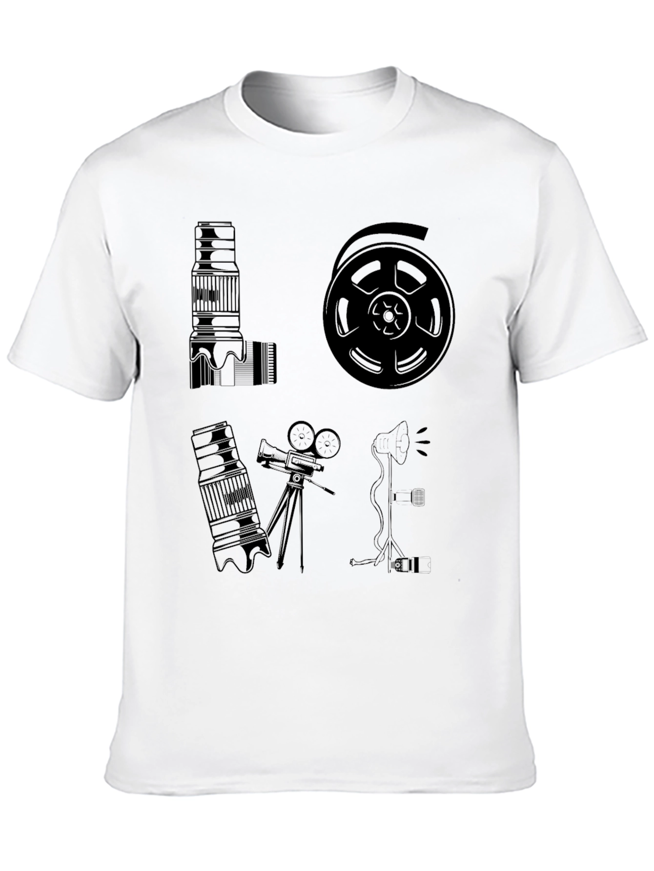 LOVE Film & Photography T-Shirt - Camera Reel Design