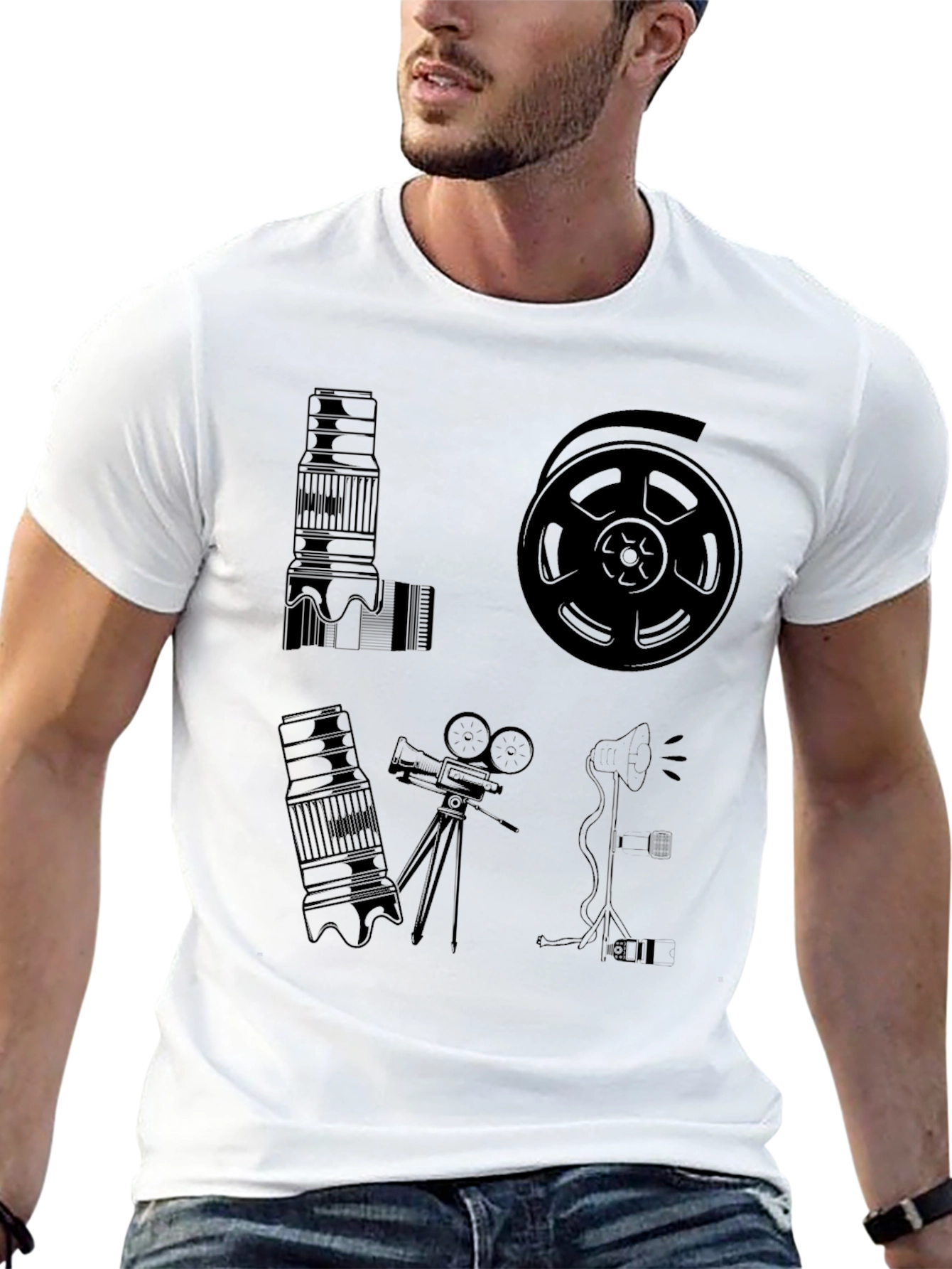 LOVE Film & Photography T-Shirt - Camera Reel Design