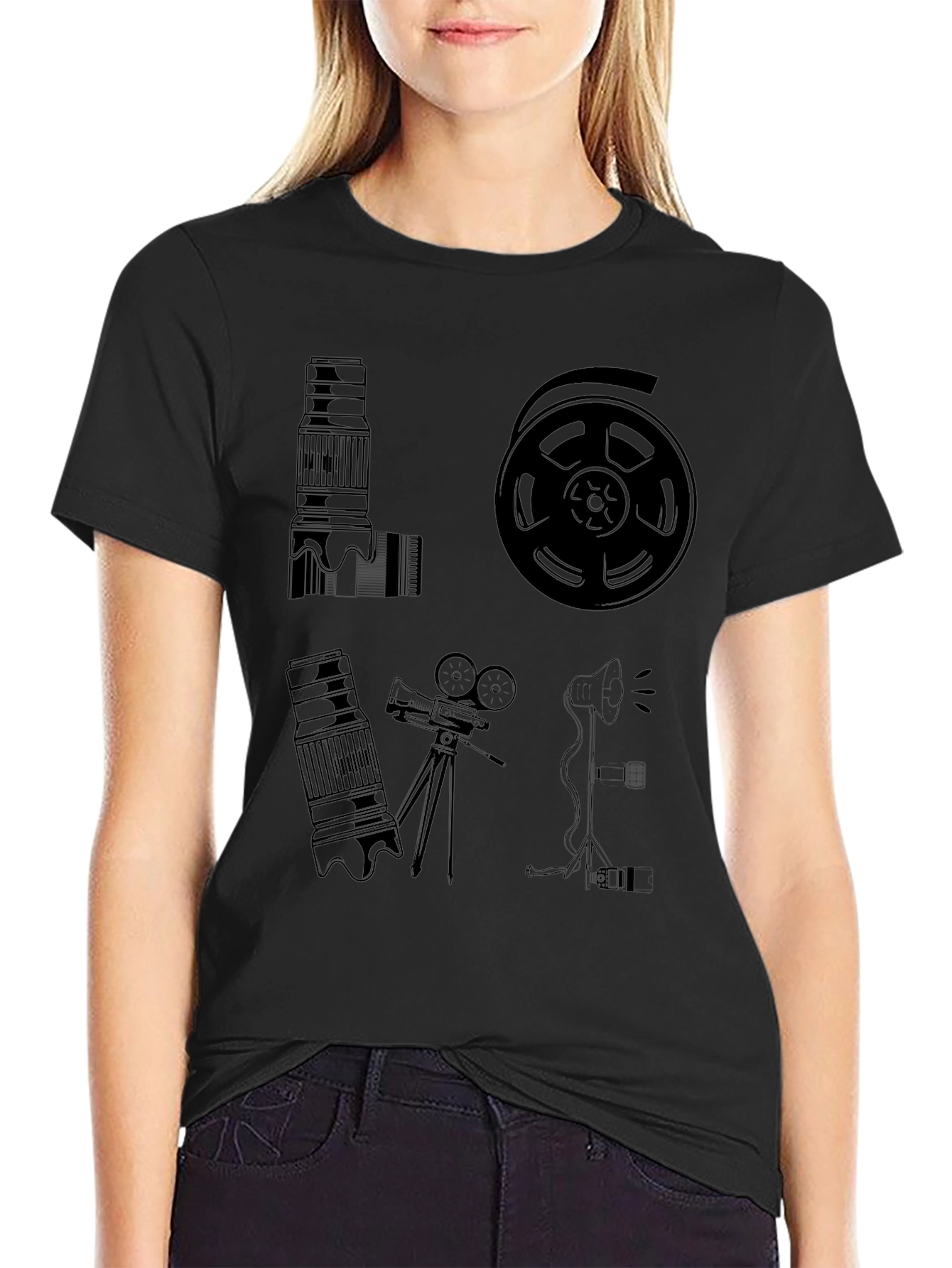 LOVE Film & Photography T-Shirt - Camera Reel Design