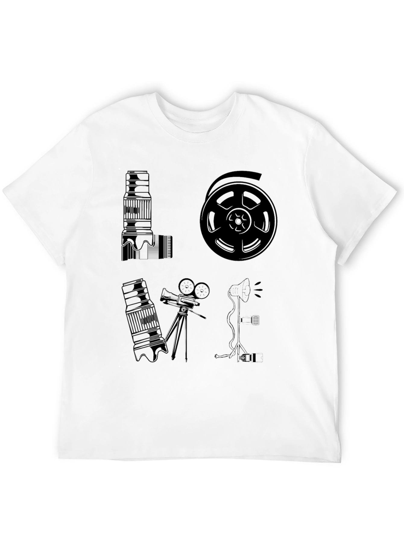 LOVE Film & Photography T-Shirt - Camera Reel Design