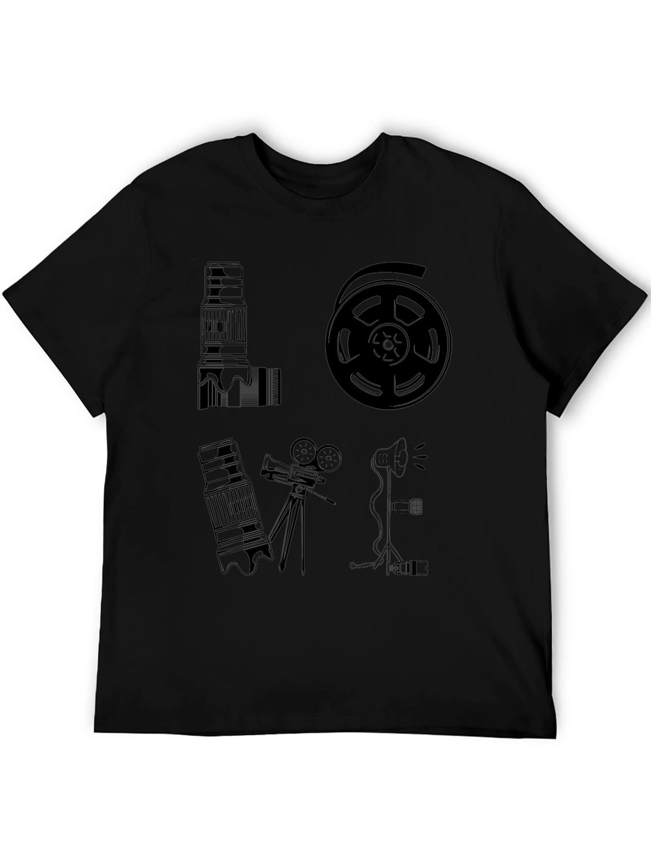 LOVE Film & Photography T-Shirt - Camera Reel Design