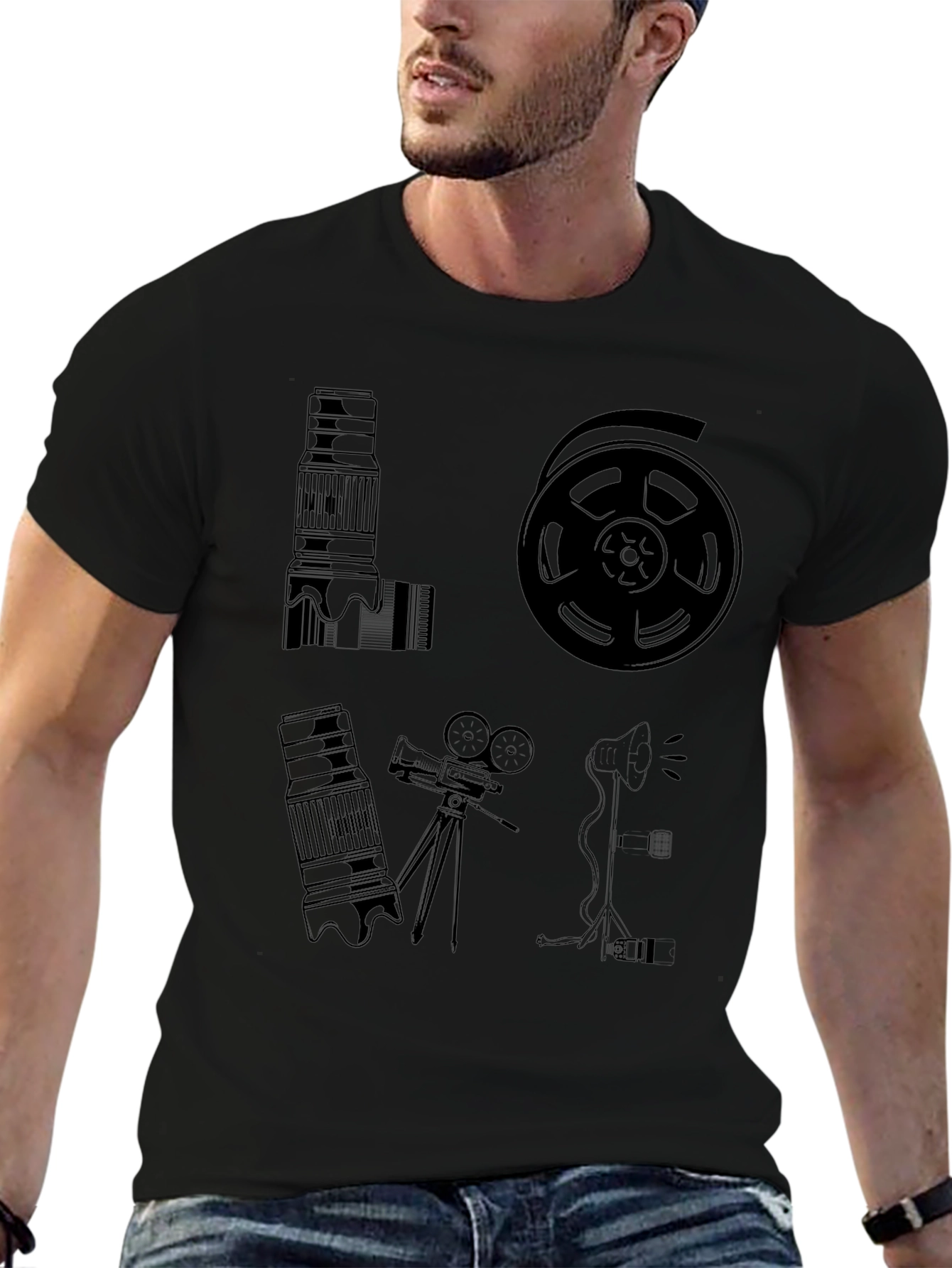 LOVE Film & Photography T-Shirt - Camera Reel Design