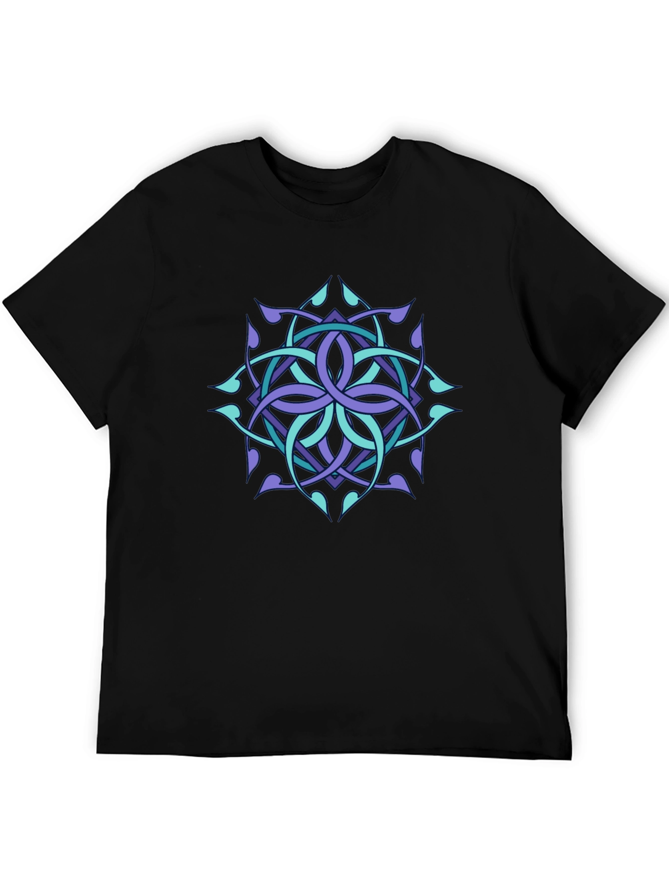 Celtic Knot Graphic Tee - Black