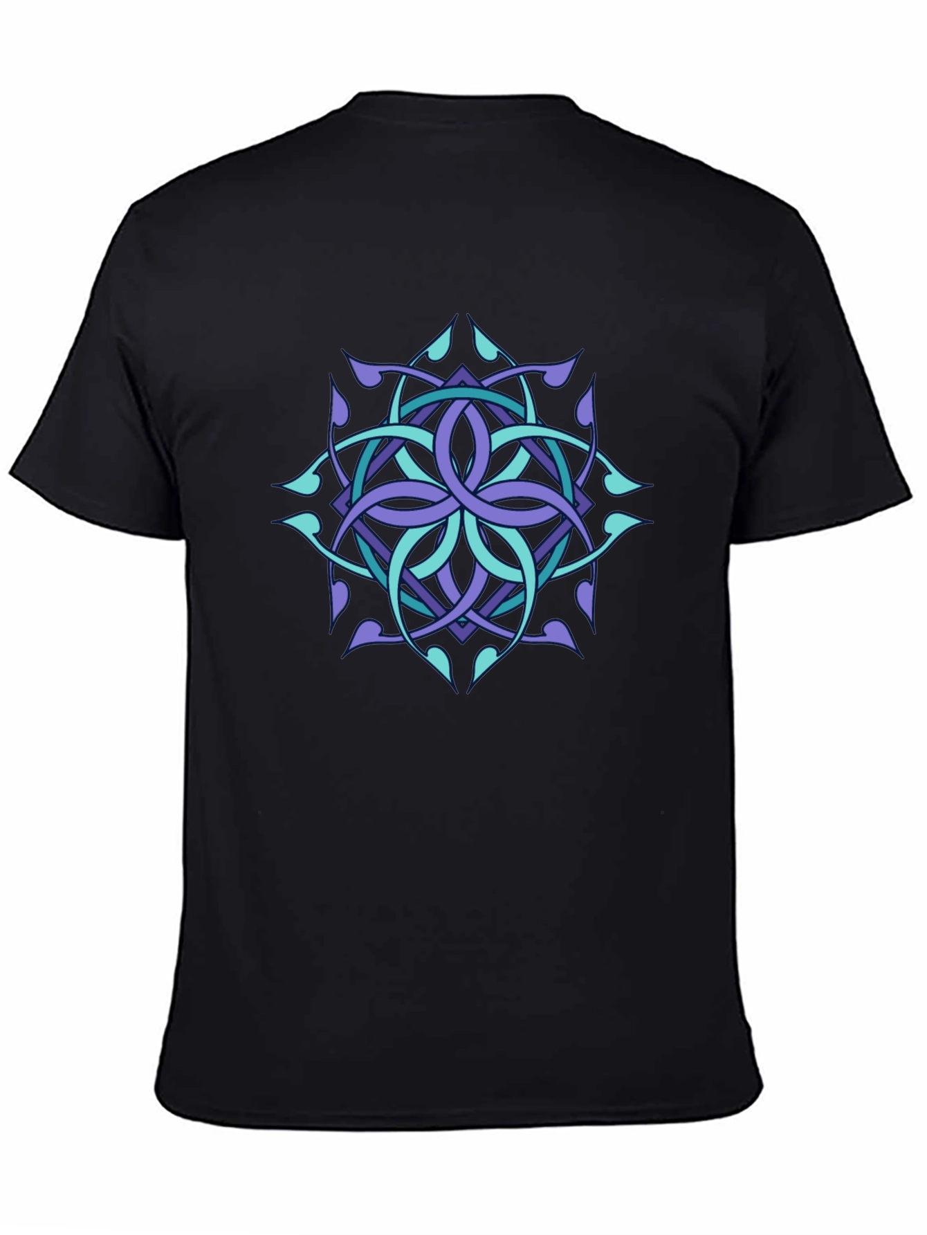 Celtic Knot Graphic Tee - Black