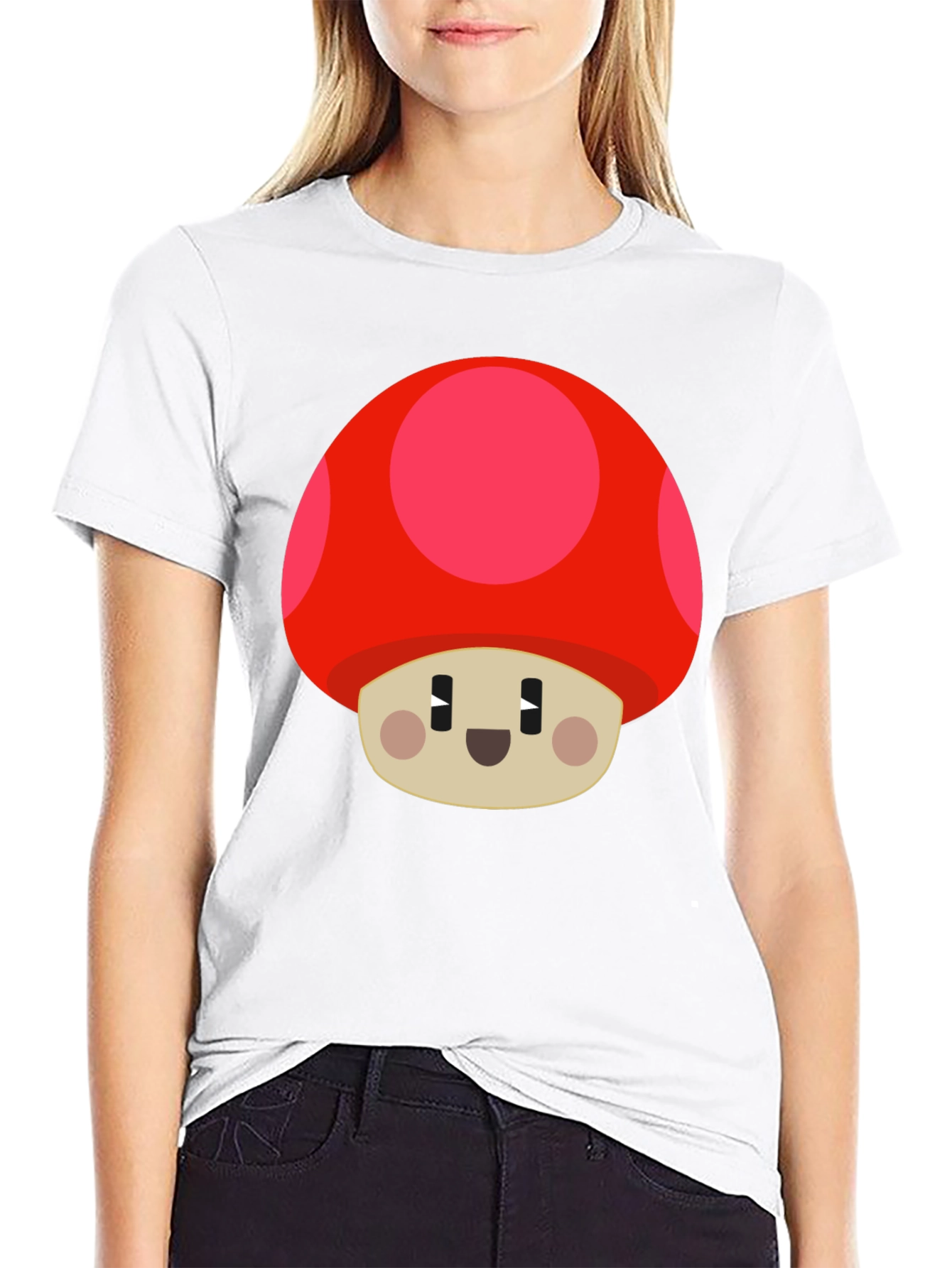 Mushroom Graphic T-Shirt - Black