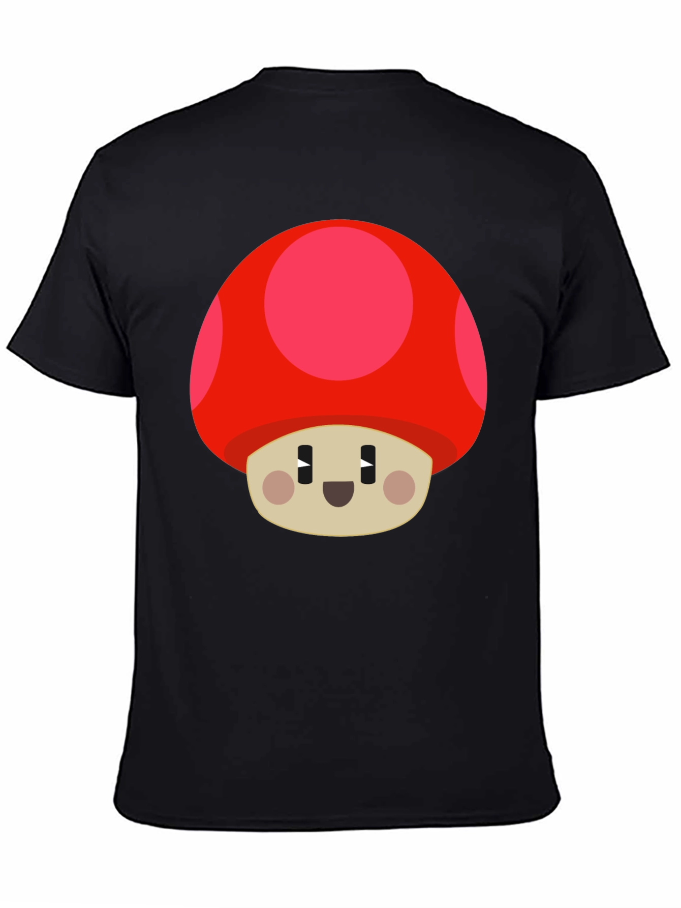 Mushroom Graphic T-Shirt - Black