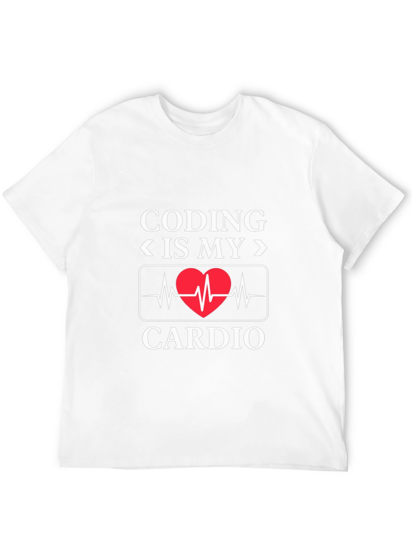 Coding is My Cardio T-Shirt - Programmer Humor