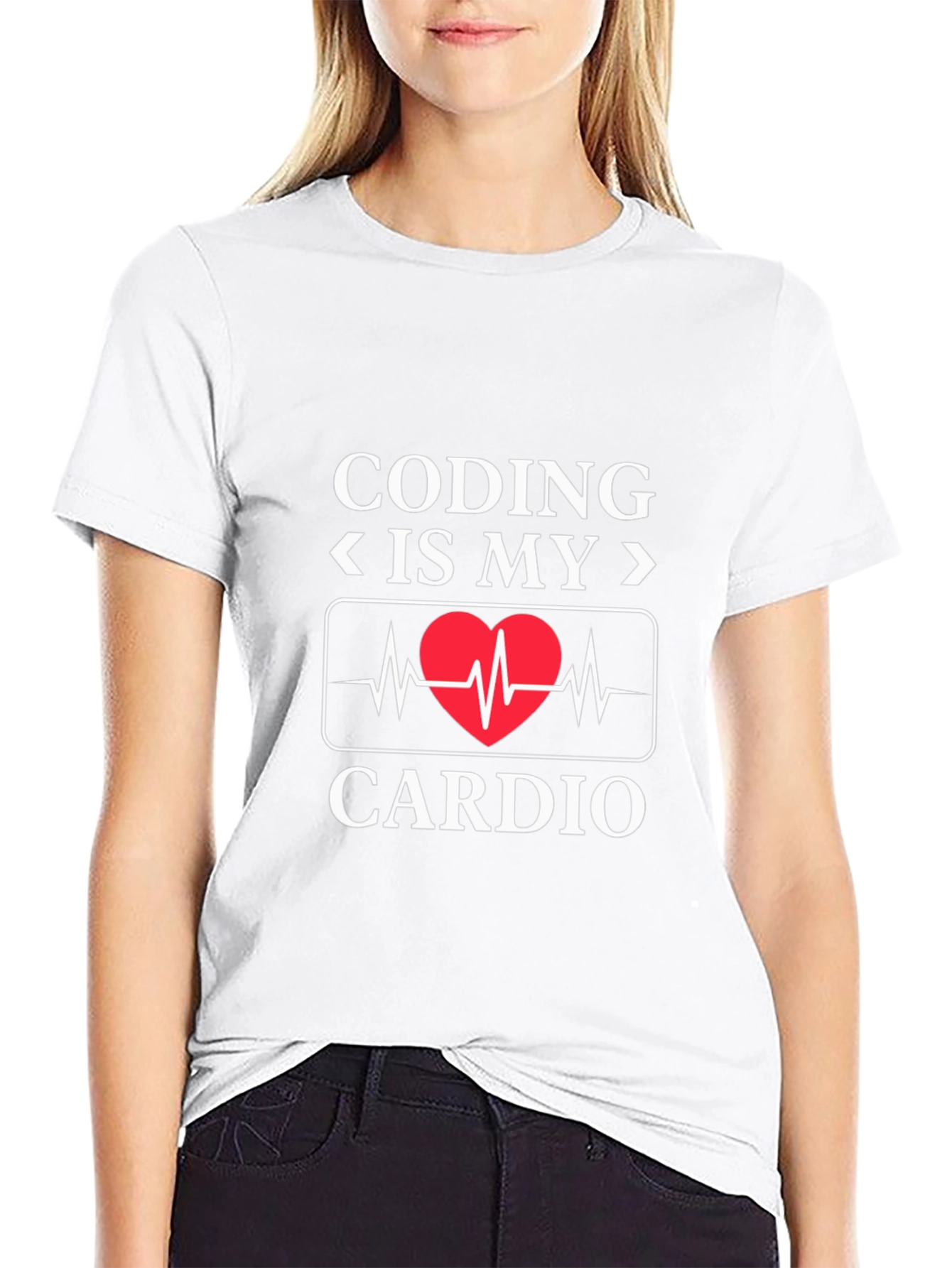 Coding is My Cardio T-Shirt - Programmer Humor
