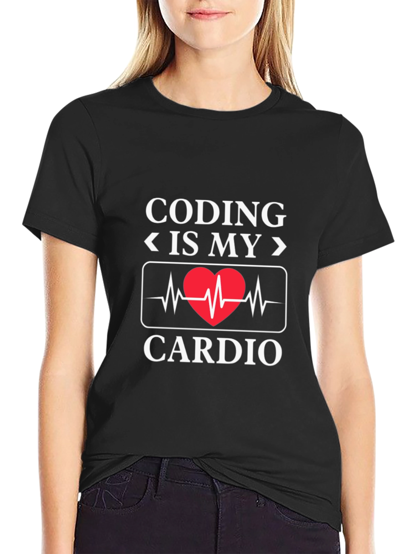 Coding is My Cardio T-Shirt - Programmer Humor