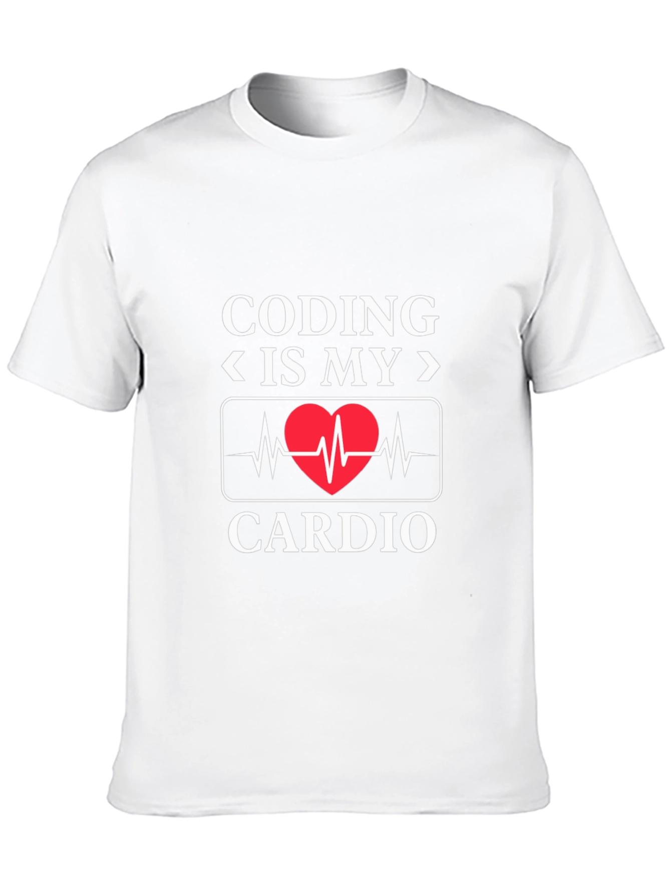Coding is My Cardio T-Shirt - Programmer Humor