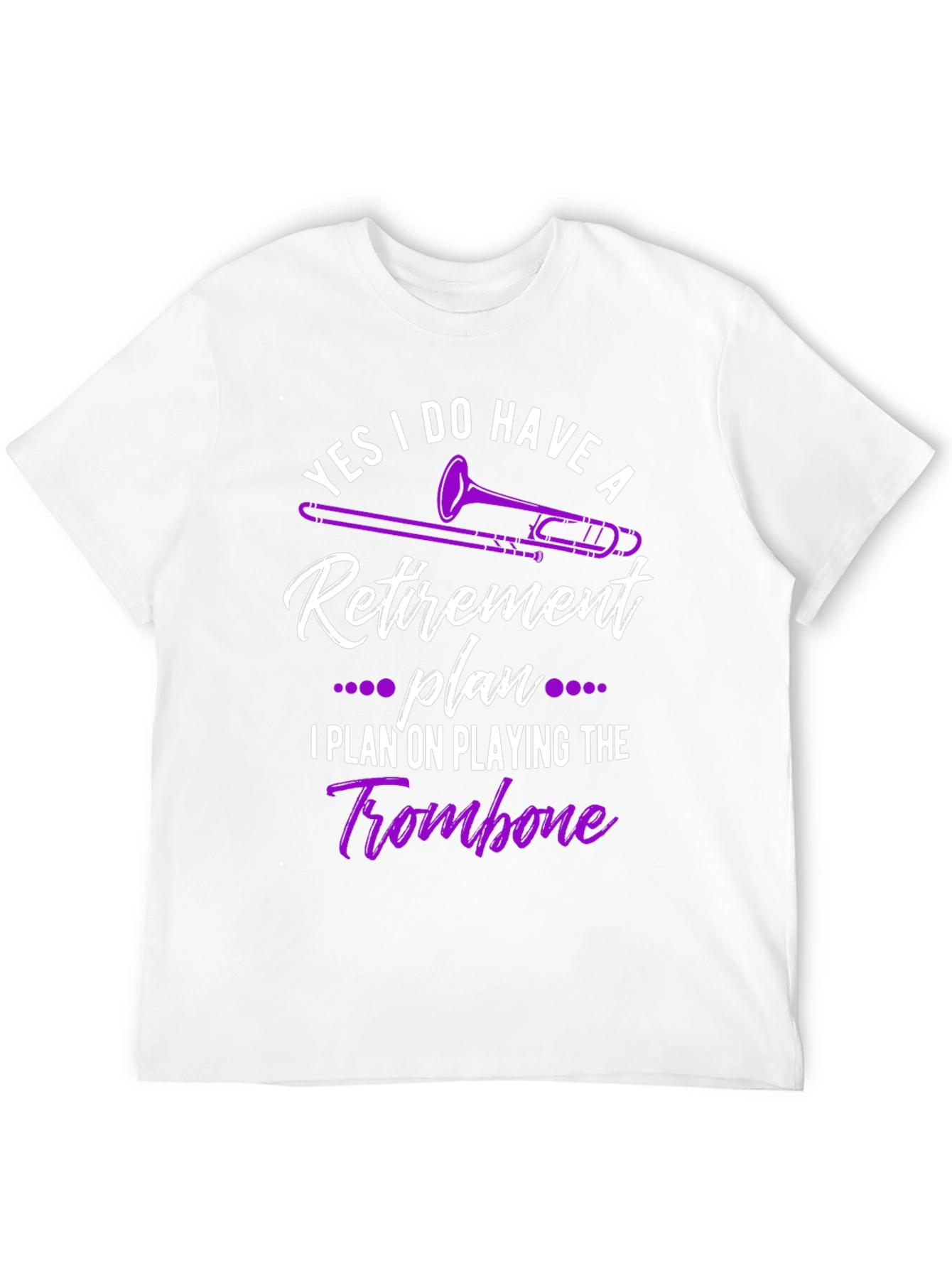 Funny Trombone Retirement Plan T-Shirt
