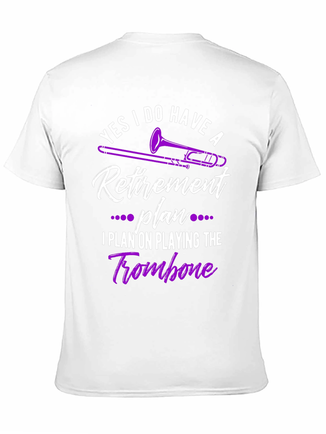 Funny Trombone Retirement Plan T-Shirt