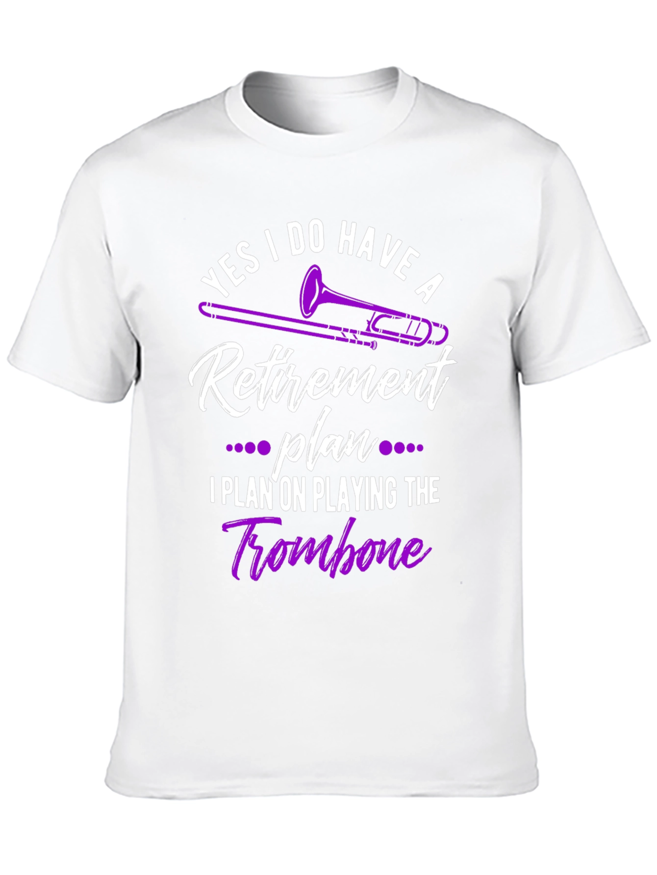 Funny Trombone Retirement Plan T-Shirt