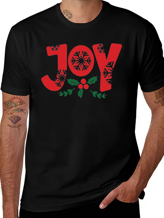 Joy Snowflake Holiday T-Shirt