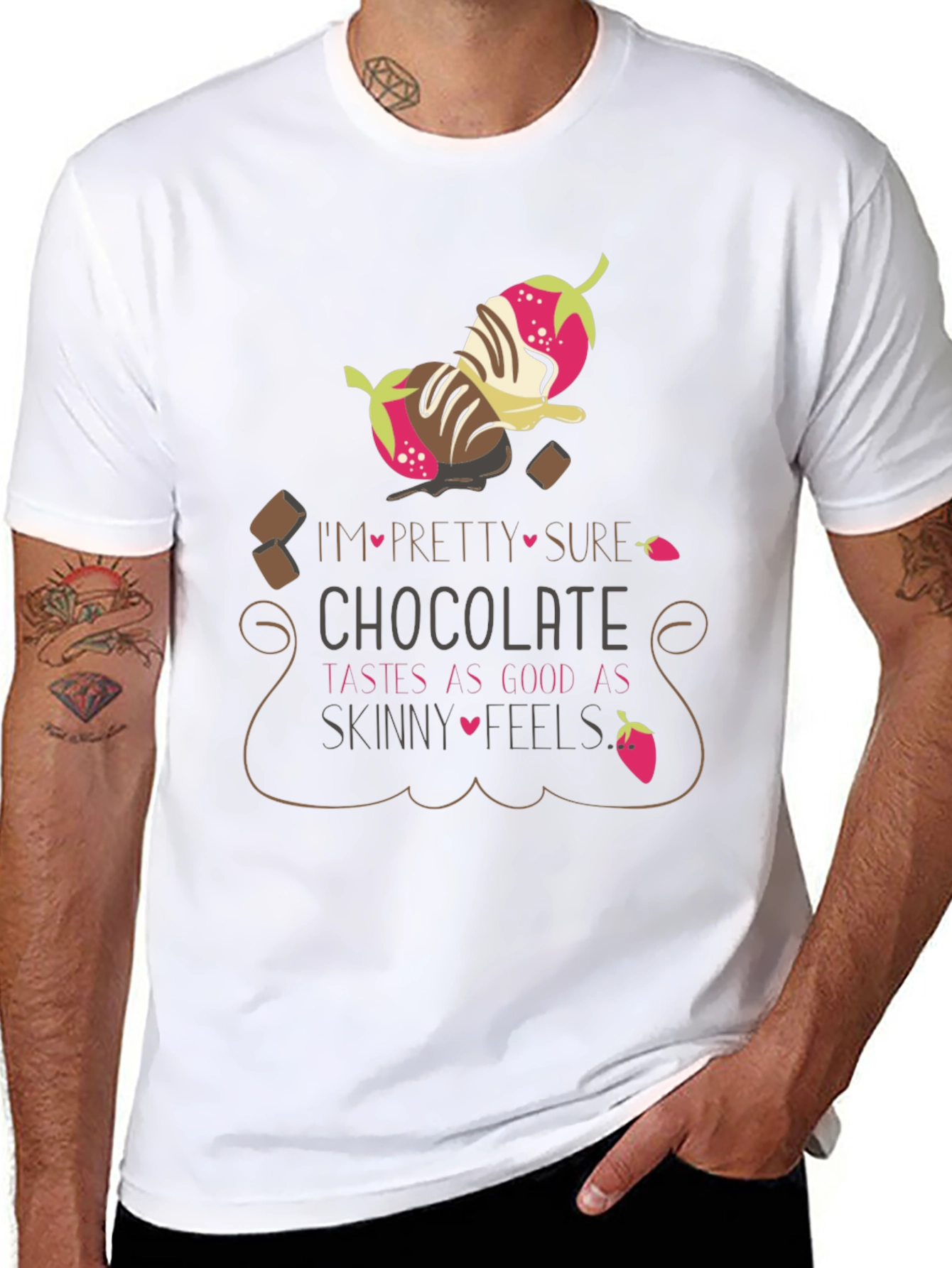 Chocolate Lover T-Shirt: Tastes As Good As Skinny Feels
