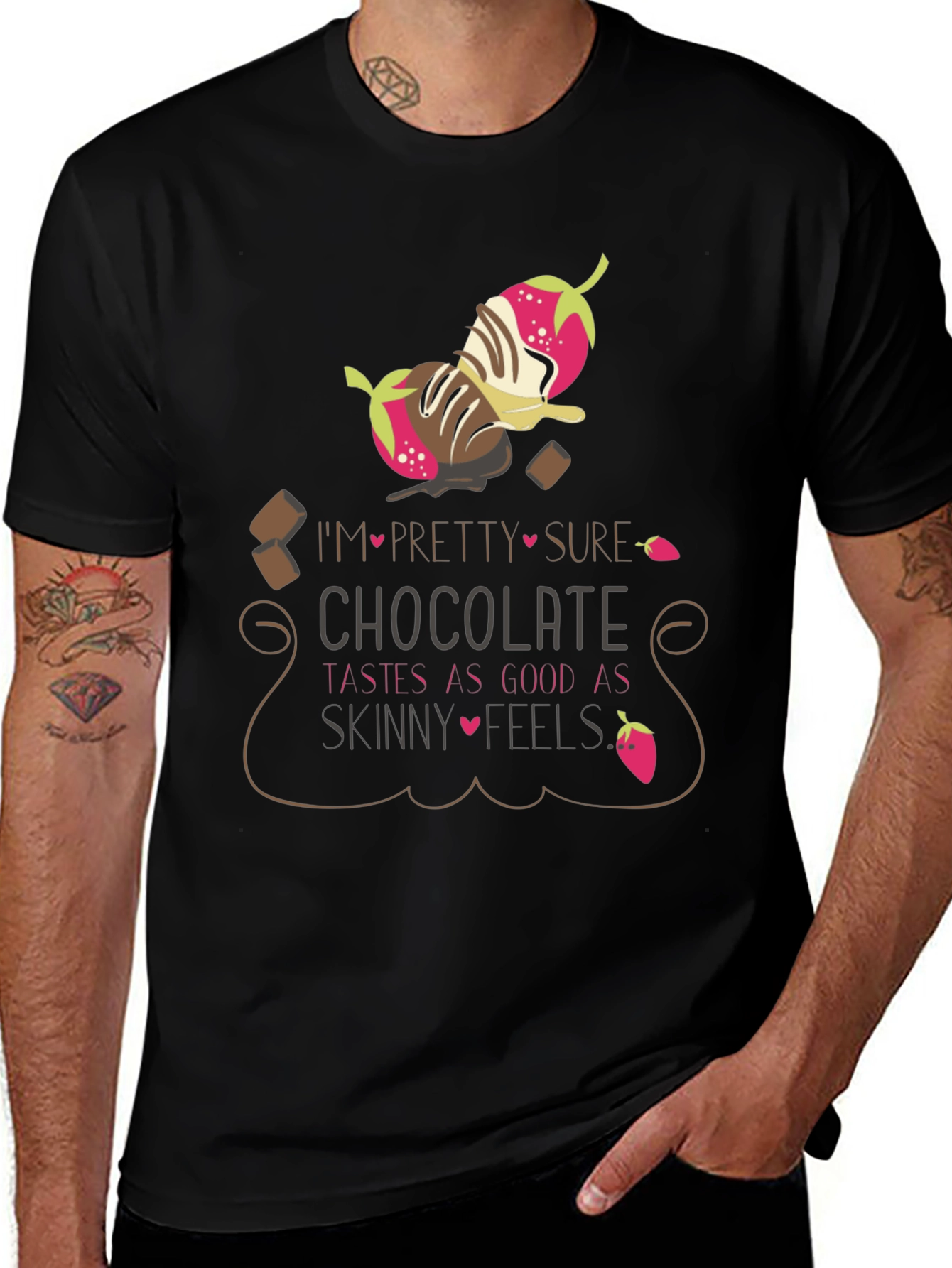 Chocolate Lover T-Shirt: Tastes As Good As Skinny Feels