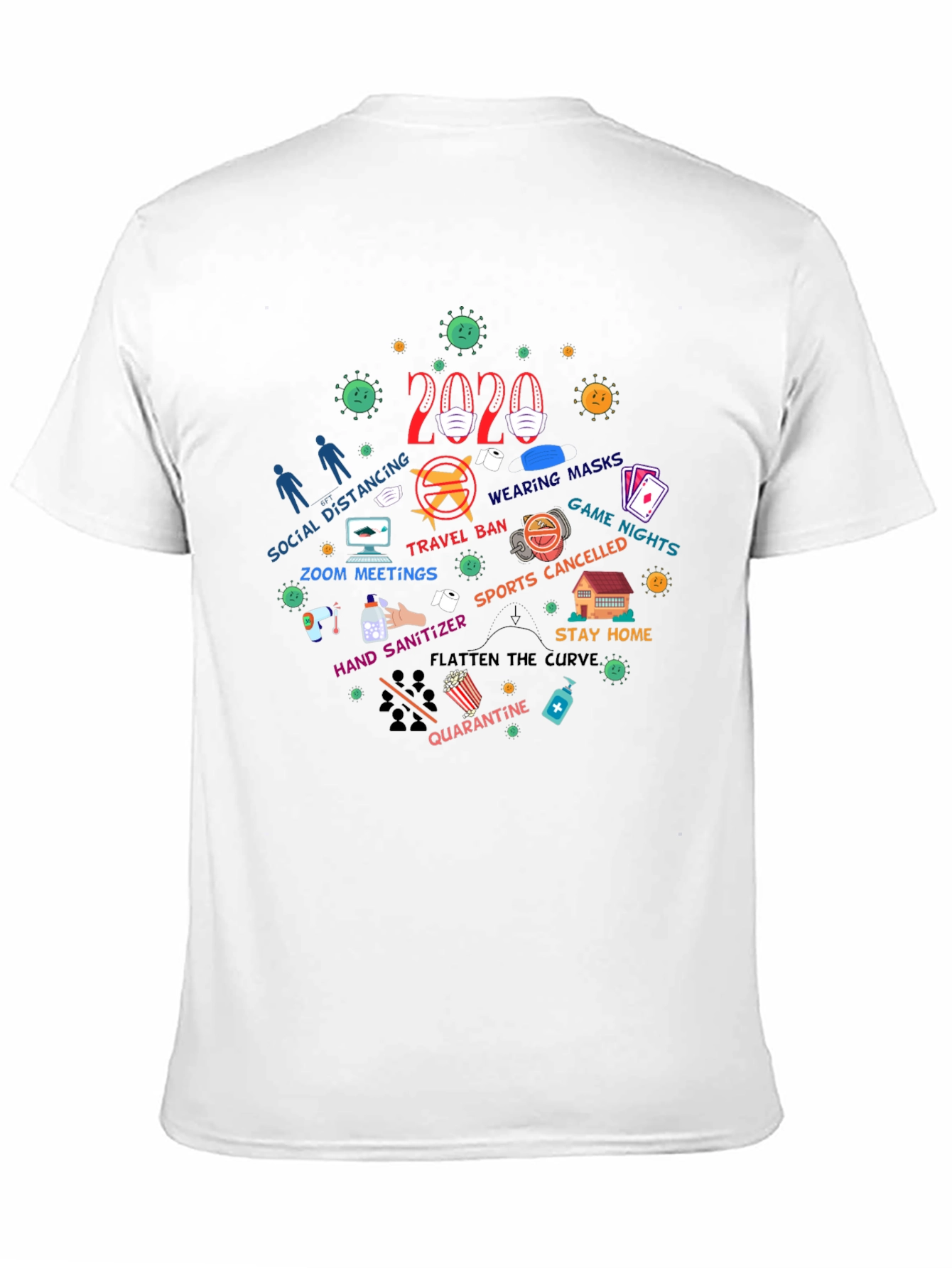 2020 Pandemic Black T-Shirt