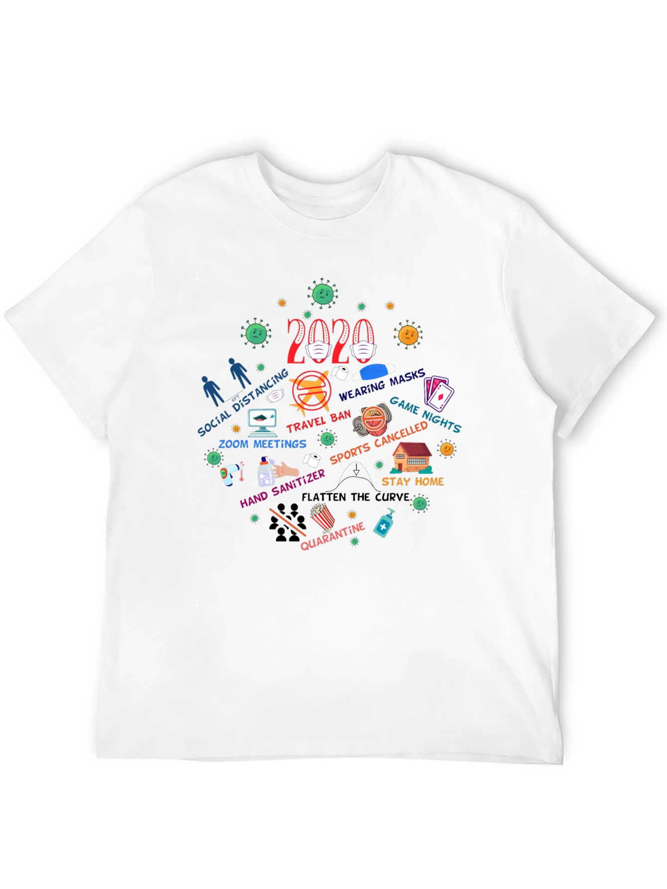 2020 Pandemic Black T-Shirt