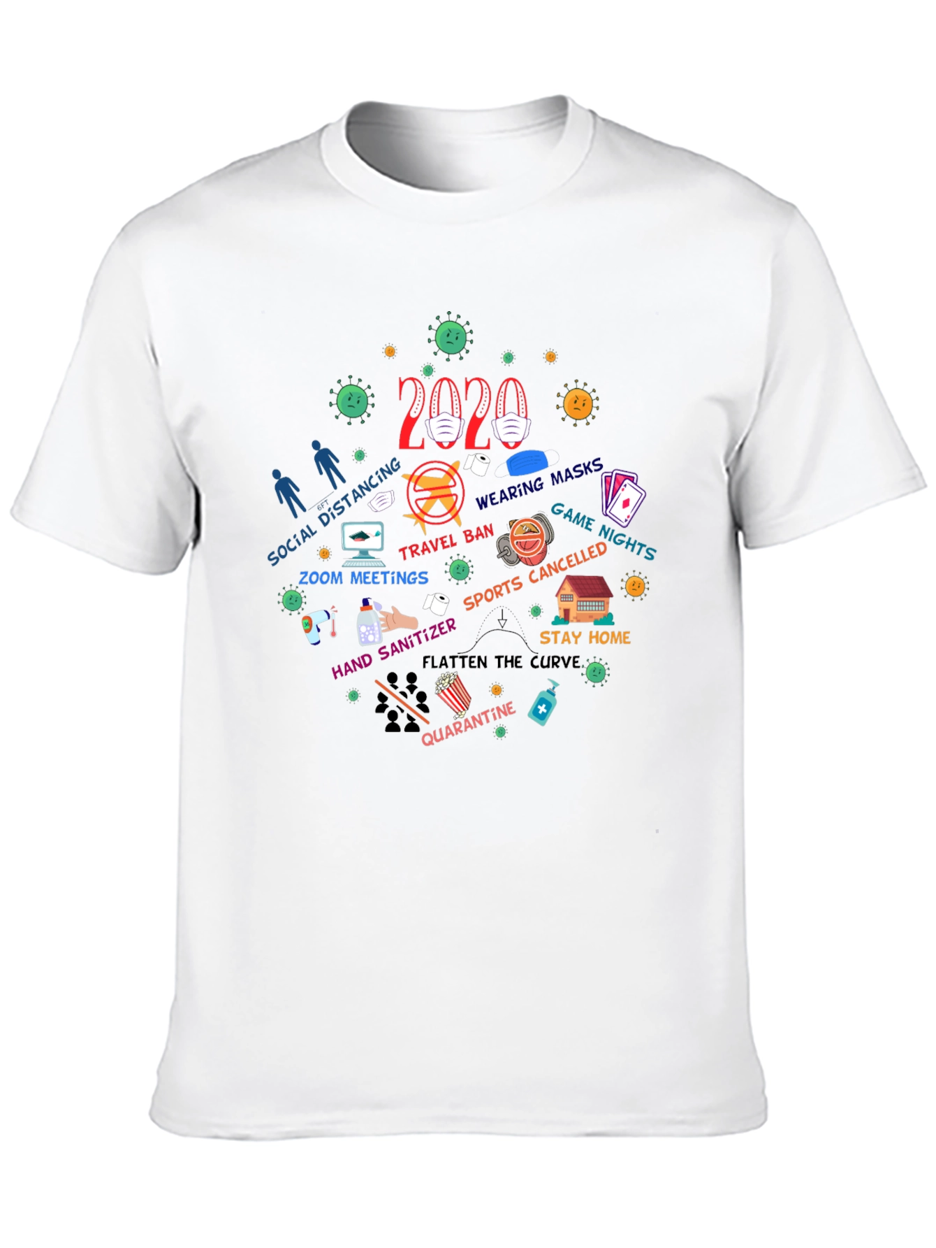 2020 Pandemic Black T-Shirt