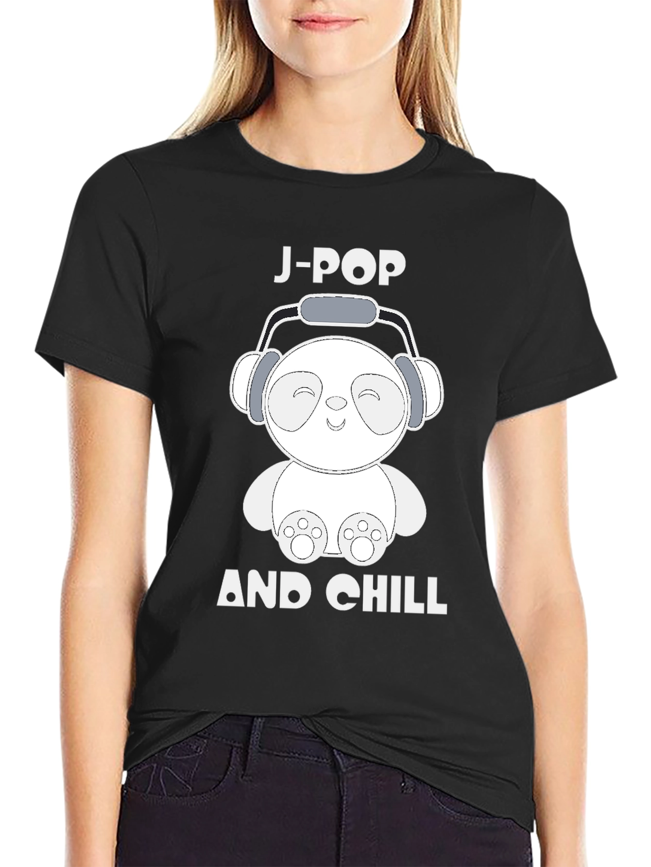 J-Pop and Chill Panda T-Shirt