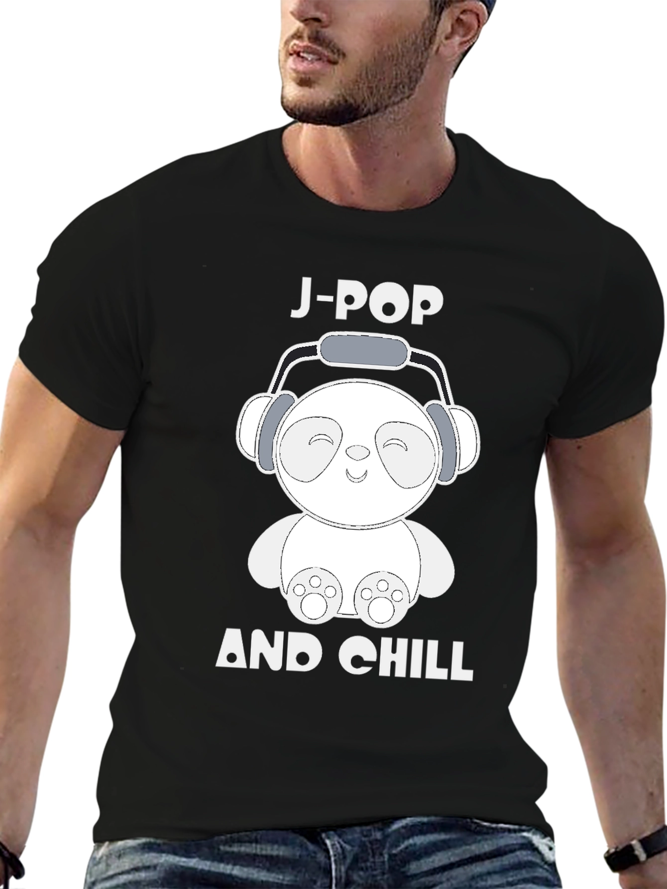 J-Pop and Chill Panda T-Shirt