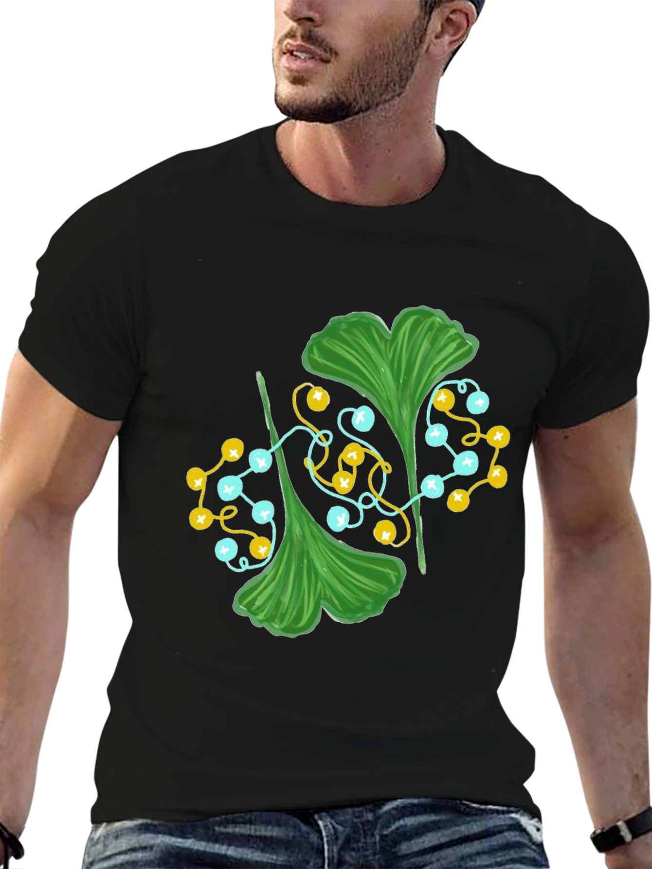 Ginkgo Leaf String Lights Graphic Tee